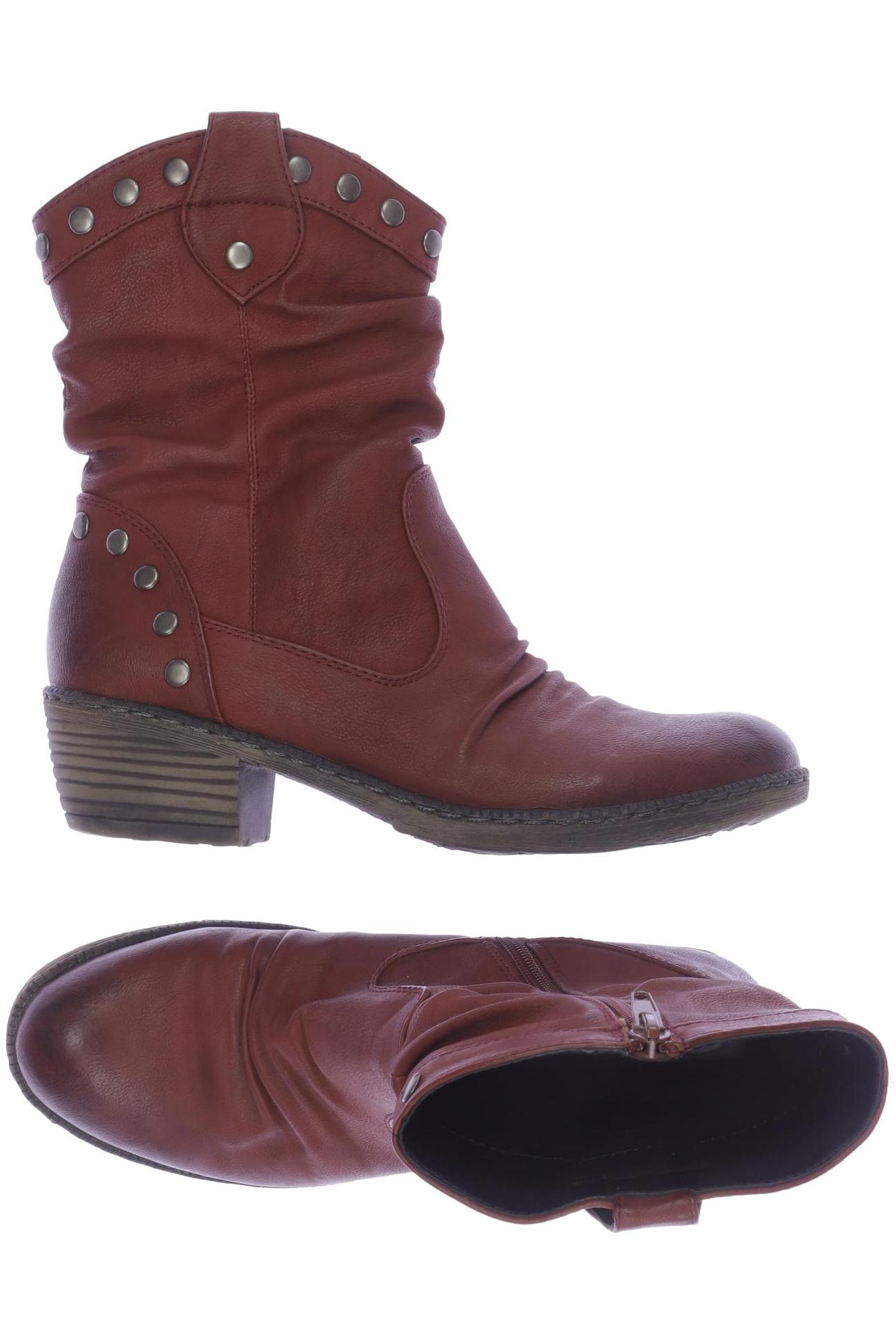 

Rieker Damen Stiefelette, rot, Gr. 36