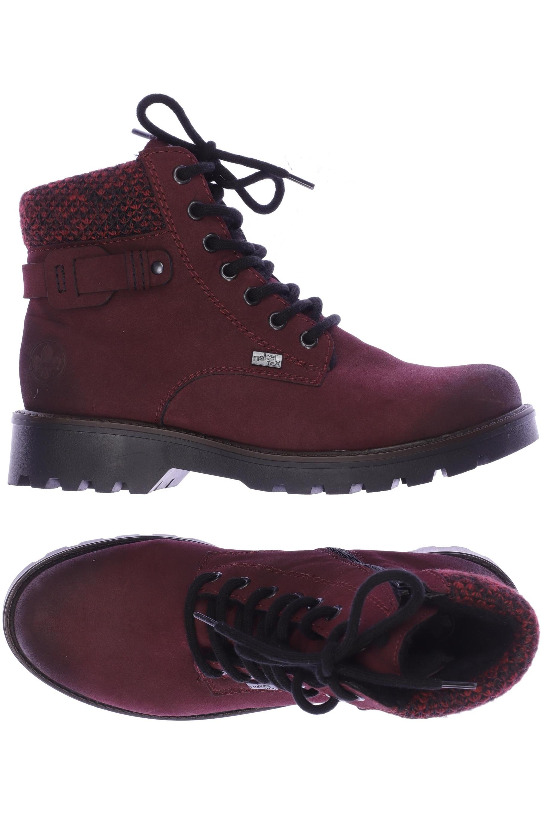 

Rieker Damen Stiefelette, bordeaux, Gr. 39