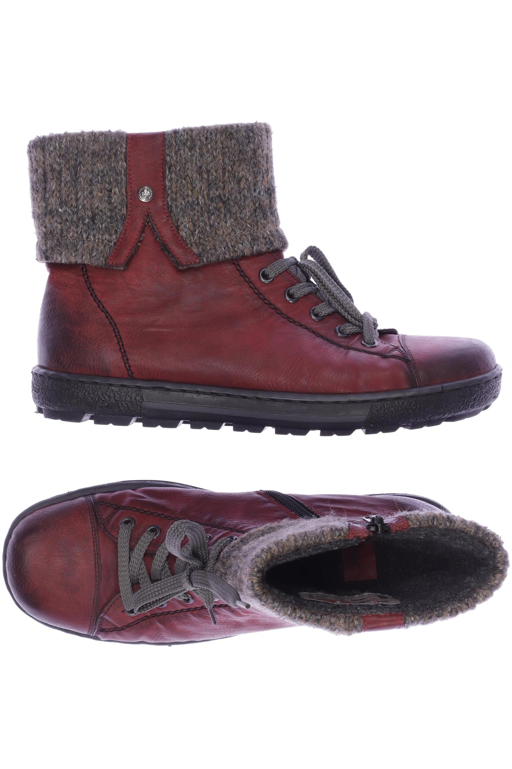 

Rieker Damen Stiefelette, bordeaux, Gr. 41