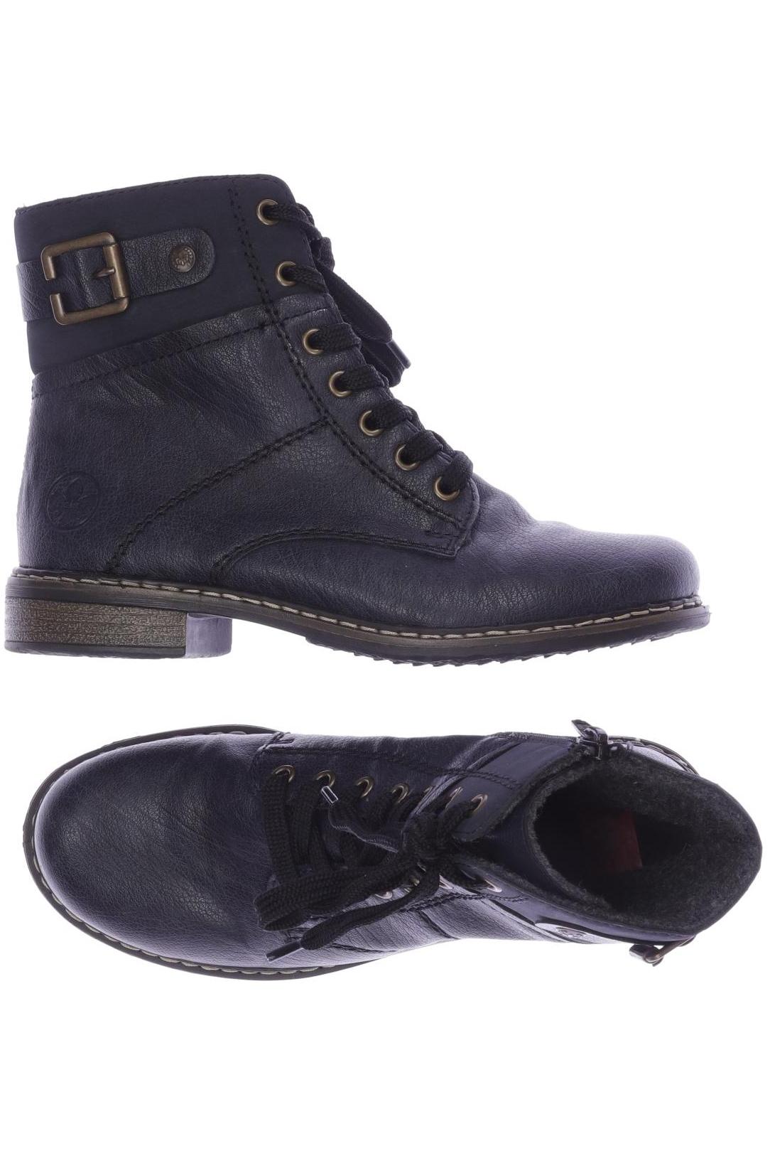 

Rieker Damen Stiefelette, marineblau, Gr. 37