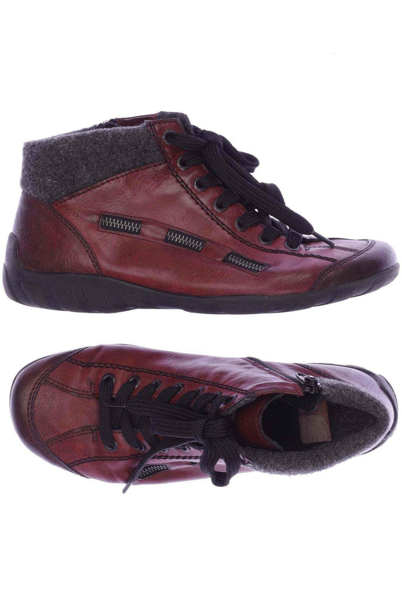 

Rieker Damen Stiefelette, bordeaux, Gr. 38