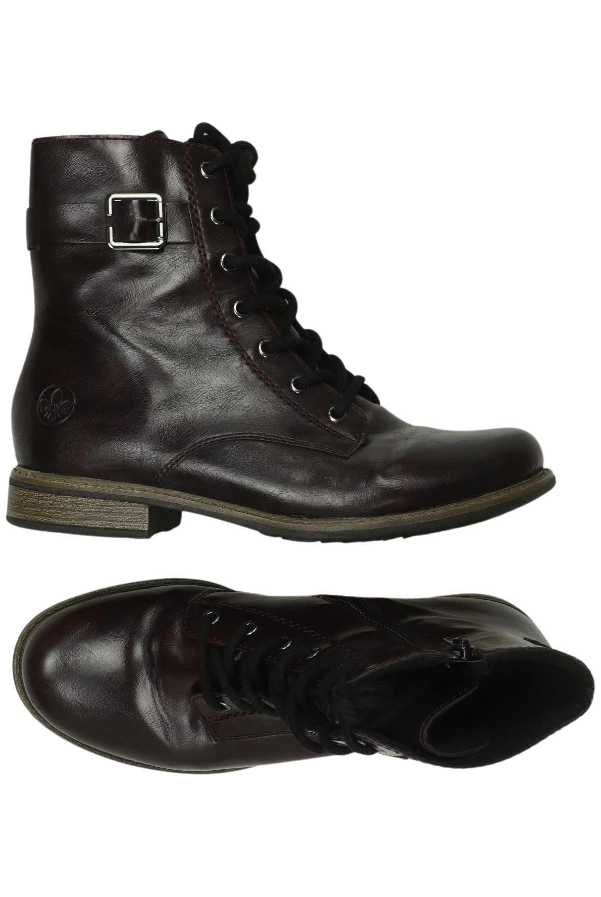 

Rieker Damen Stiefelette, bordeaux, Gr. 40