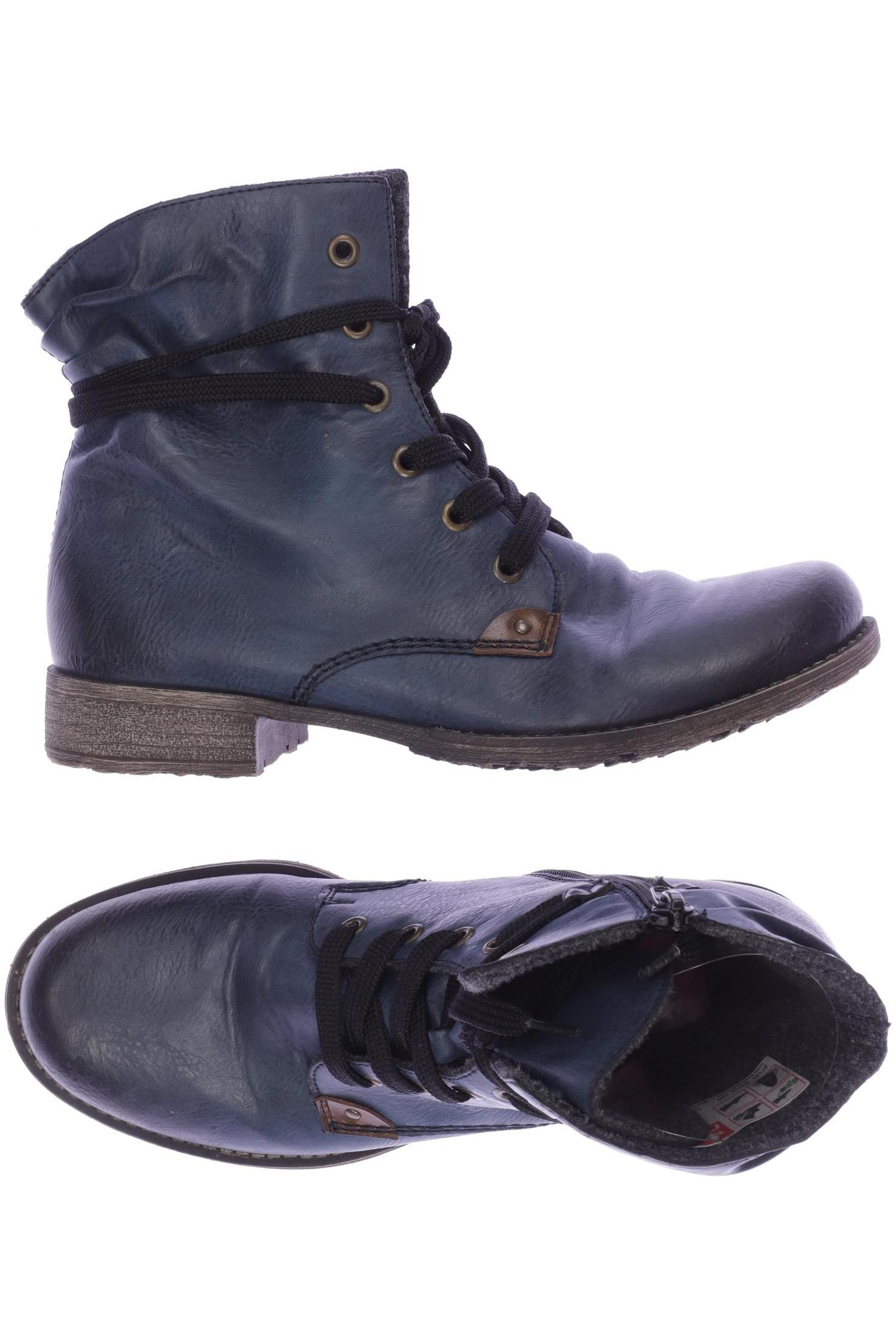

Rieker Damen Stiefelette, blau, Gr. 38