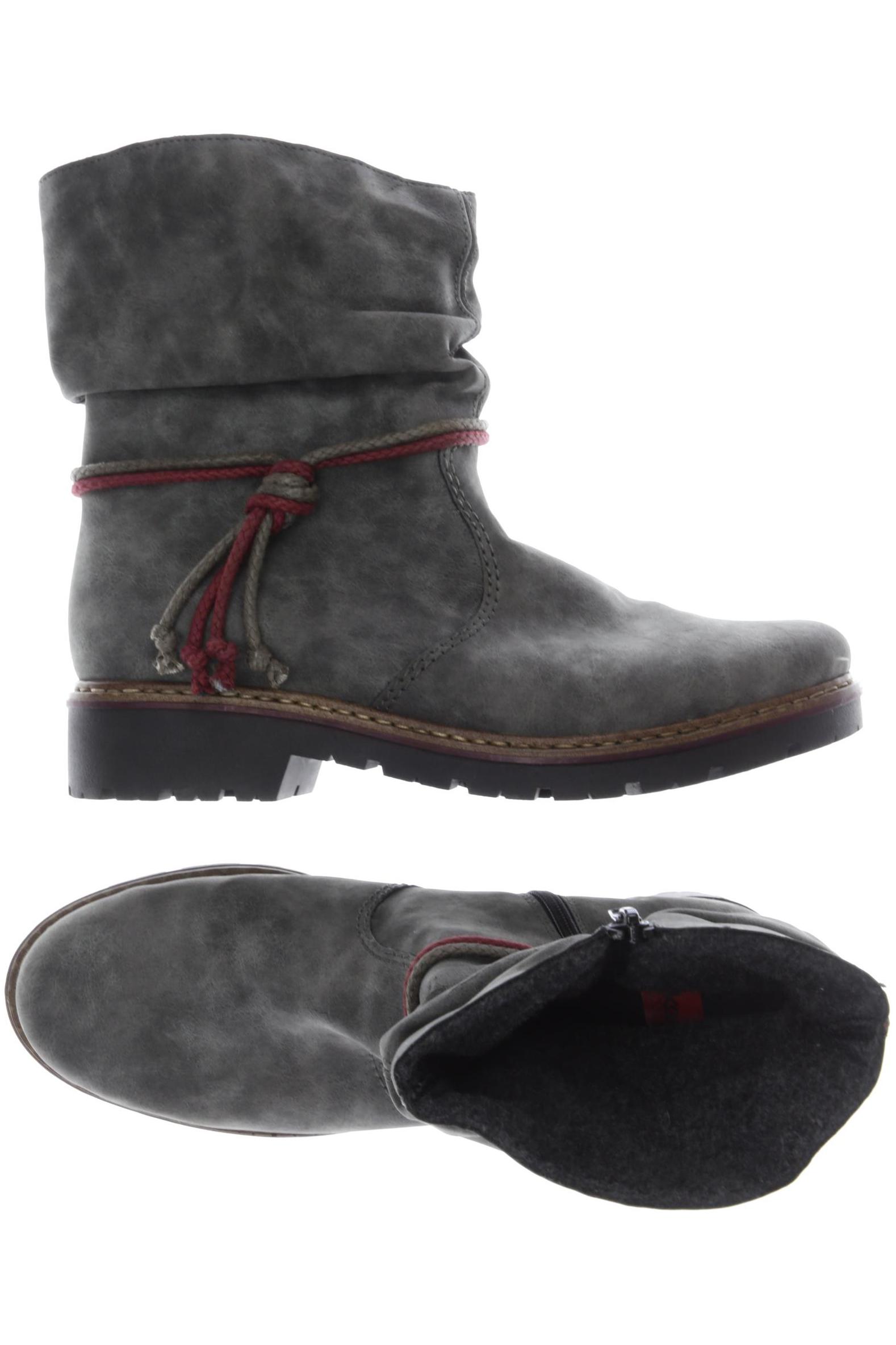 

Rieker Damen Stiefelette, grau, Gr. 40