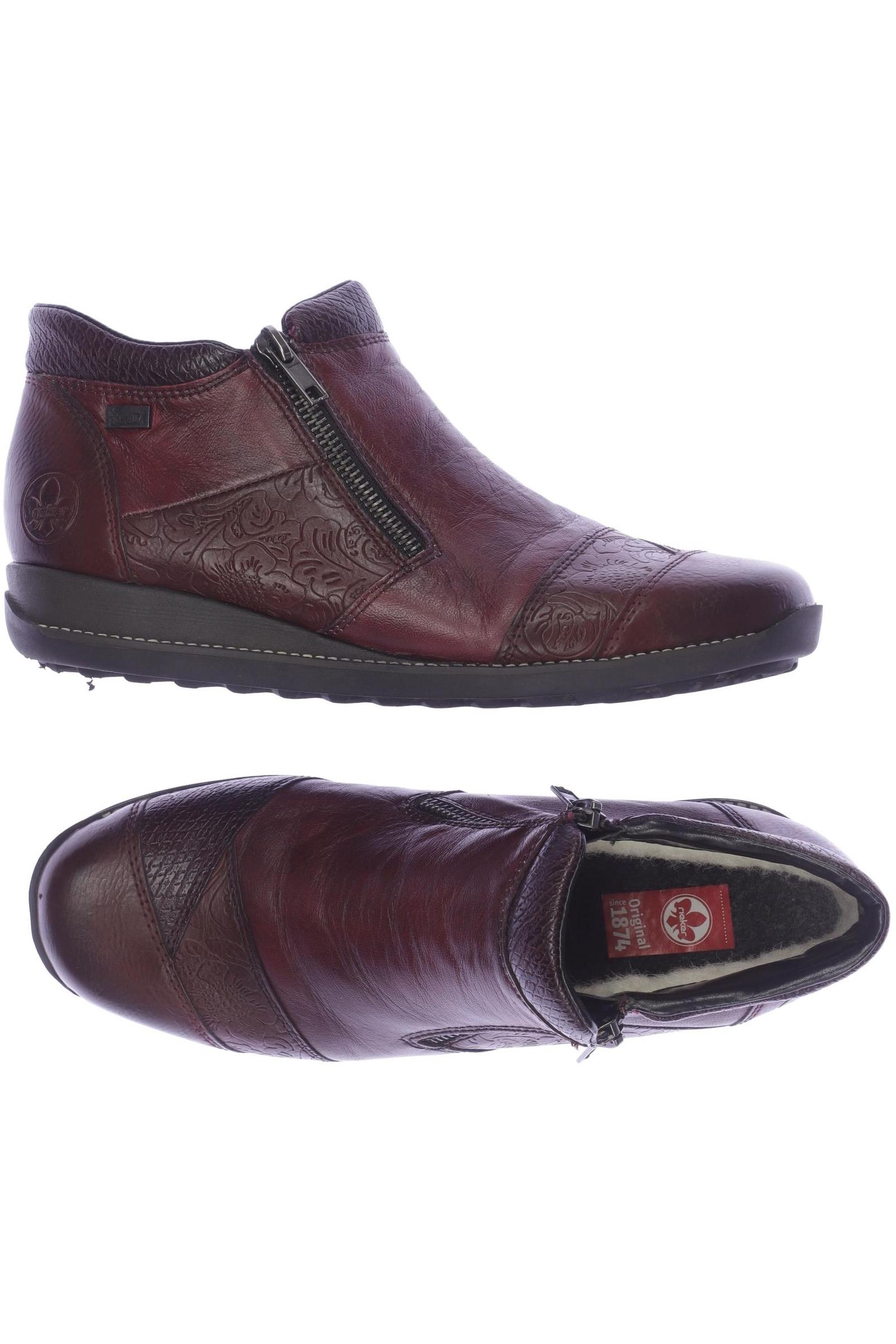 

Rieker Damen Stiefelette, bordeaux, Gr. 38