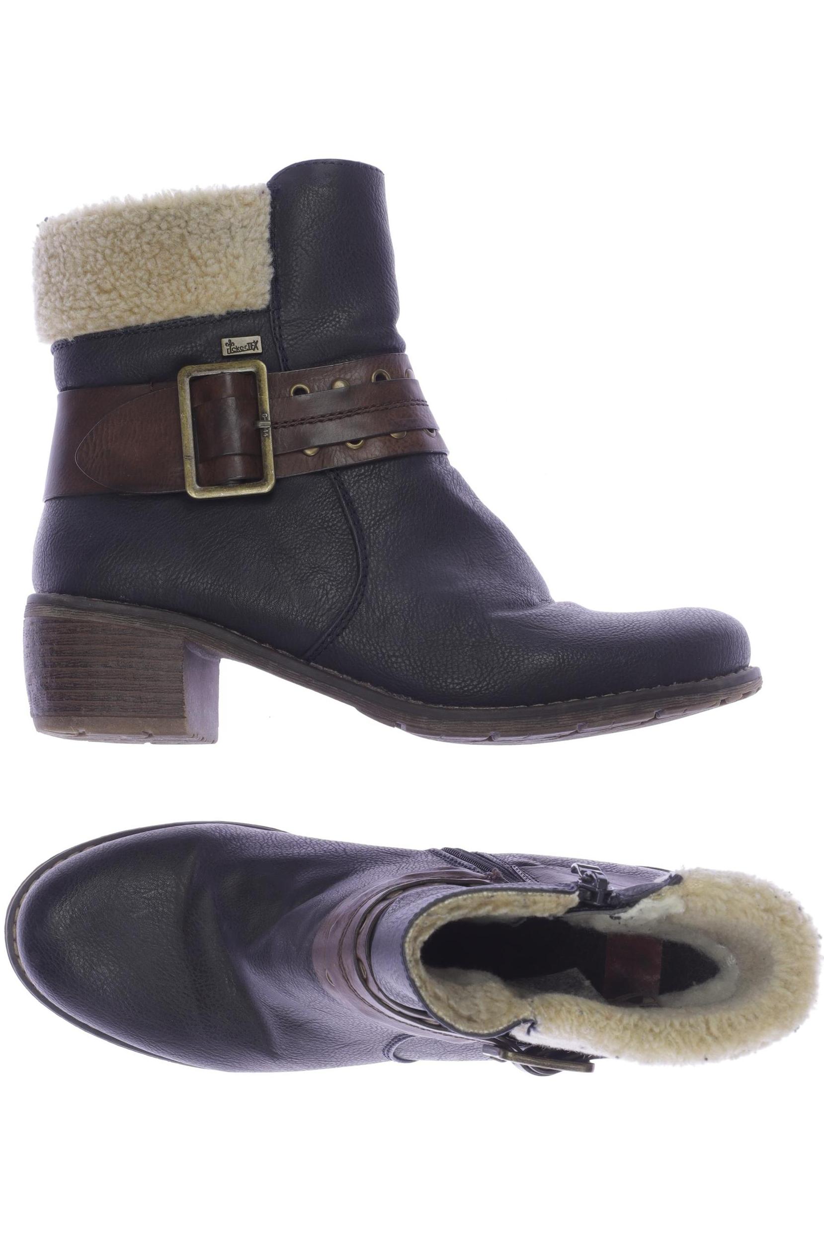 

Rieker Damen Stiefelette, marineblau, Gr. 40
