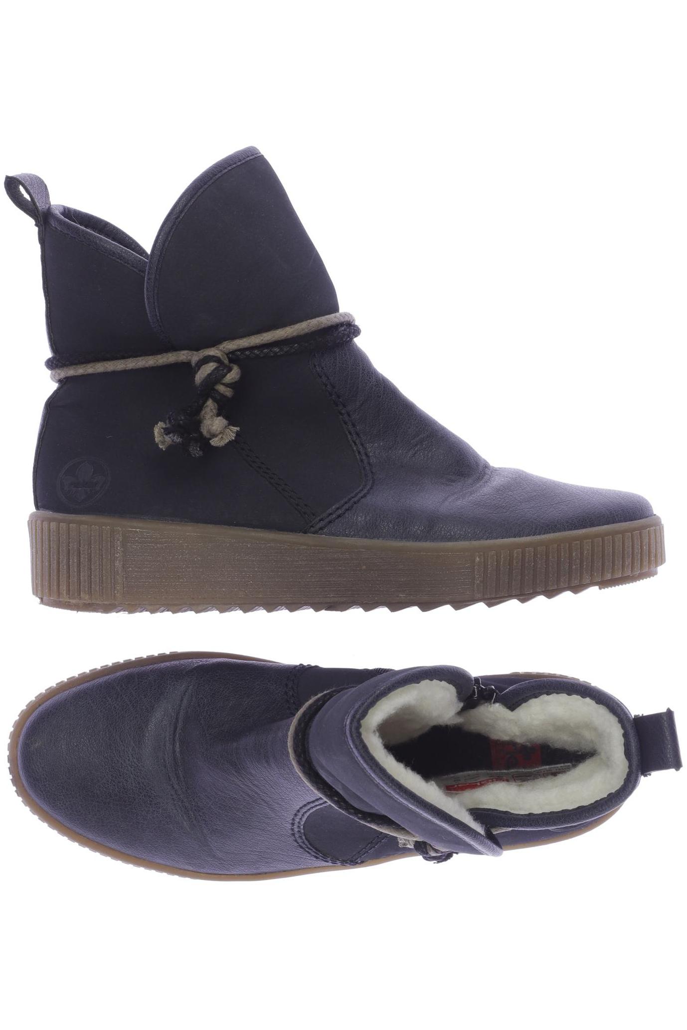 

Rieker Damen Stiefelette, marineblau, Gr. 37
