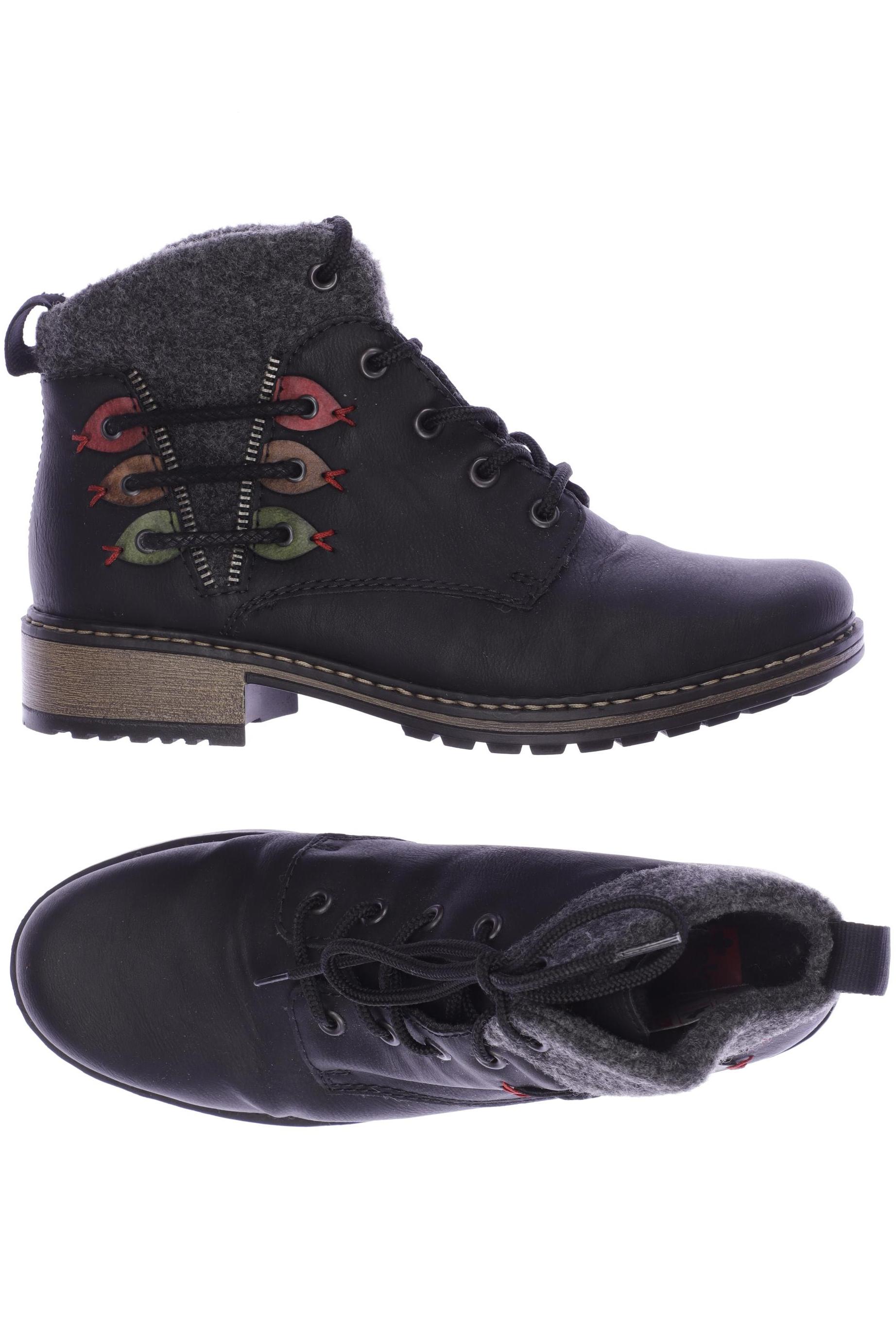 

Rieker Damen Stiefelette, schwarz, Gr. 38
