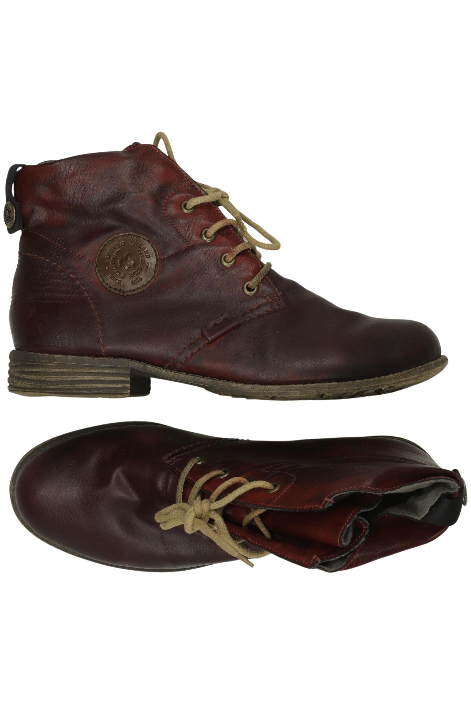 

Rieker Damen Stiefelette, bordeaux, Gr. 40