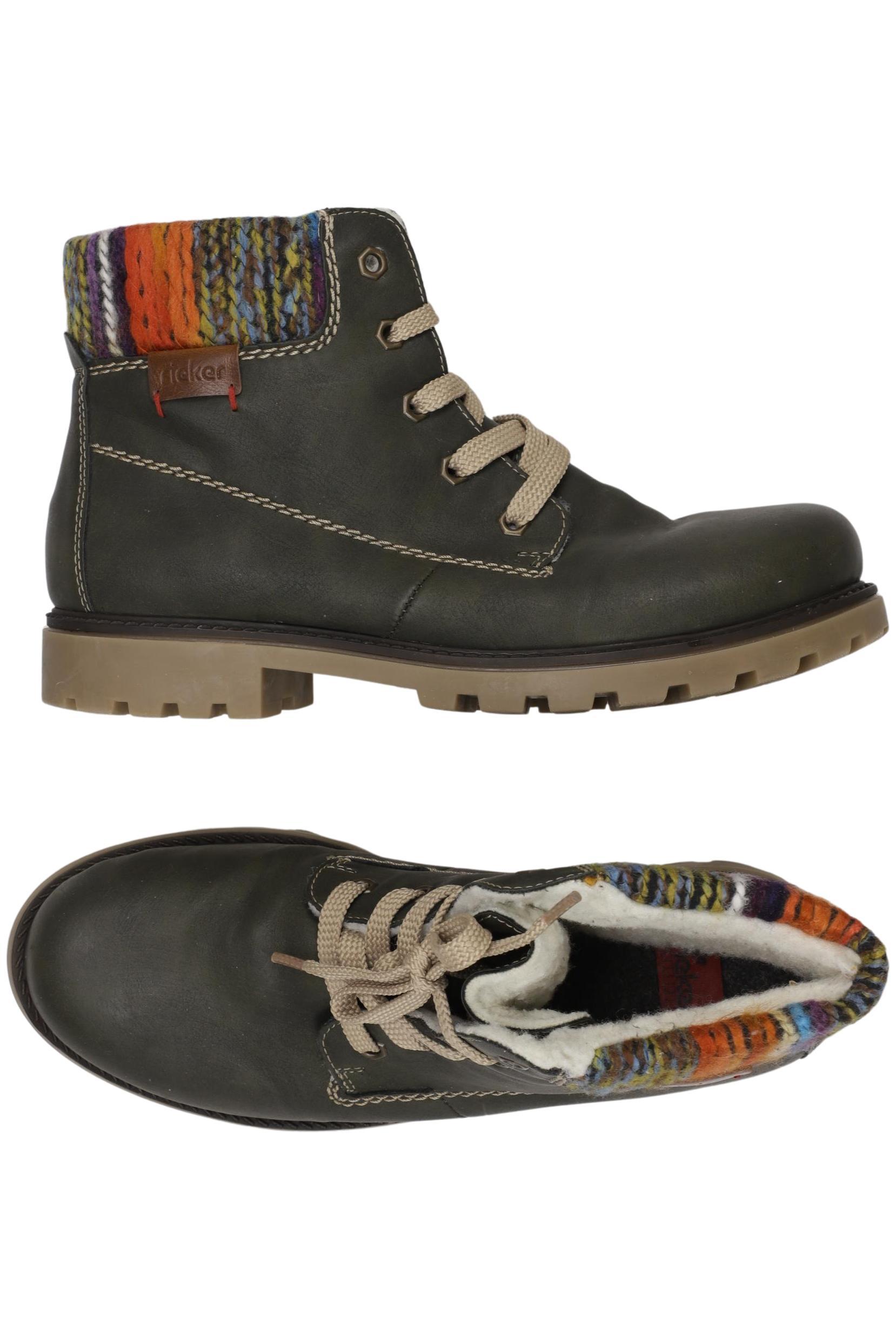 

Rieker Damen Stiefelette, grün, Gr. 38
