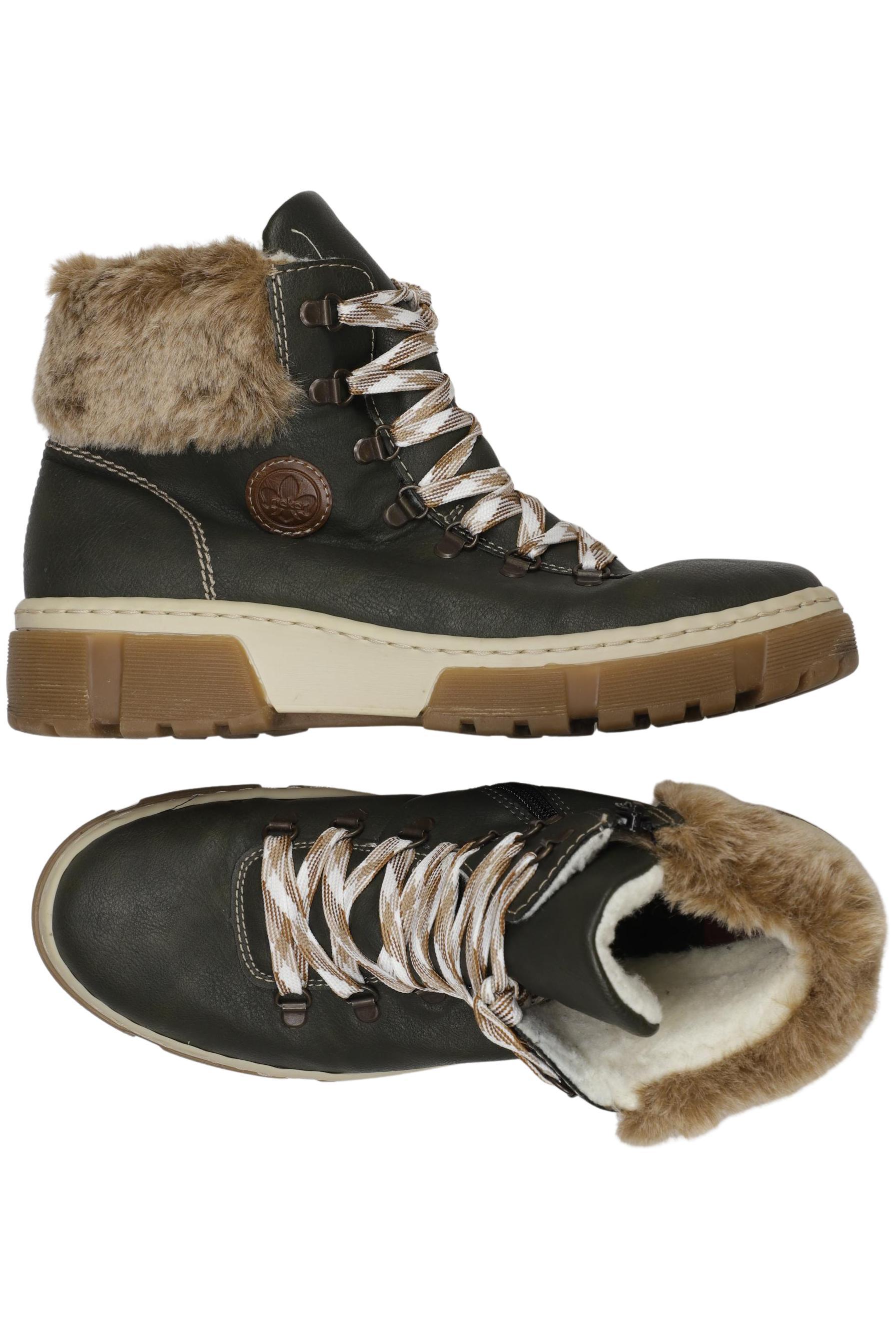 

Rieker Damen Stiefelette, grün, Gr. 42
