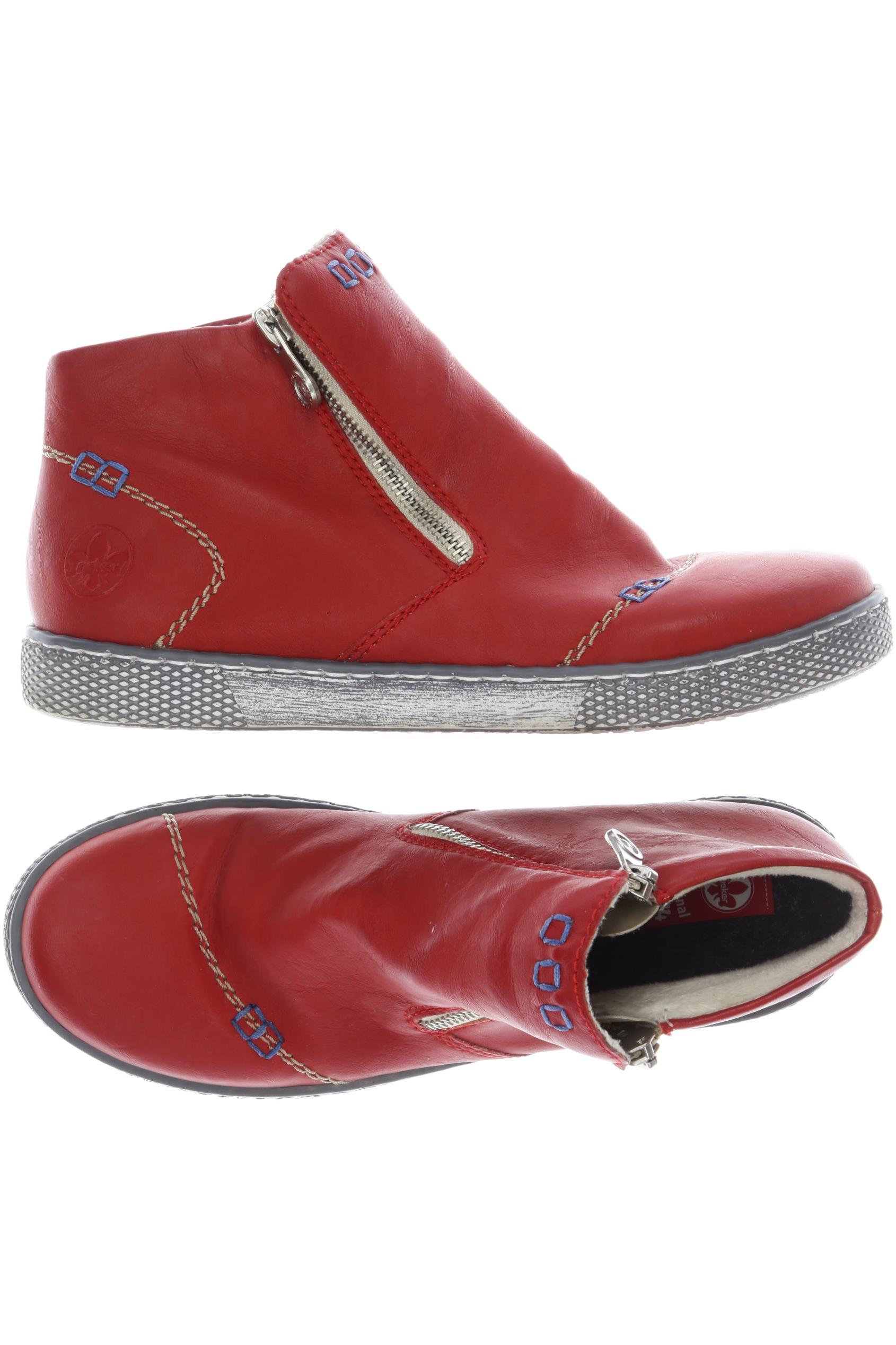 

Rieker Damen Stiefelette, rot, Gr. 38