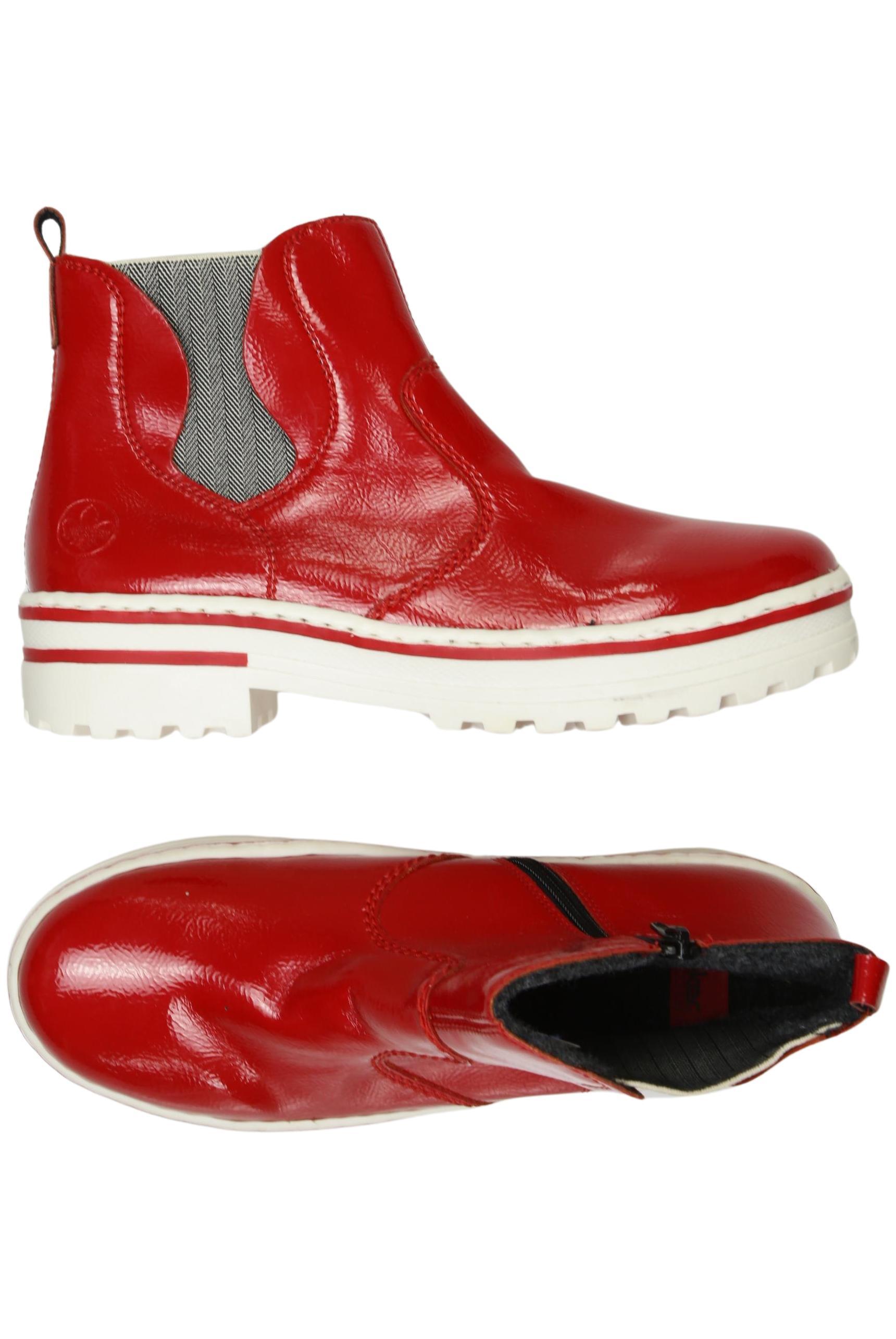 

Rieker Damen Stiefelette, rot, Gr. 42