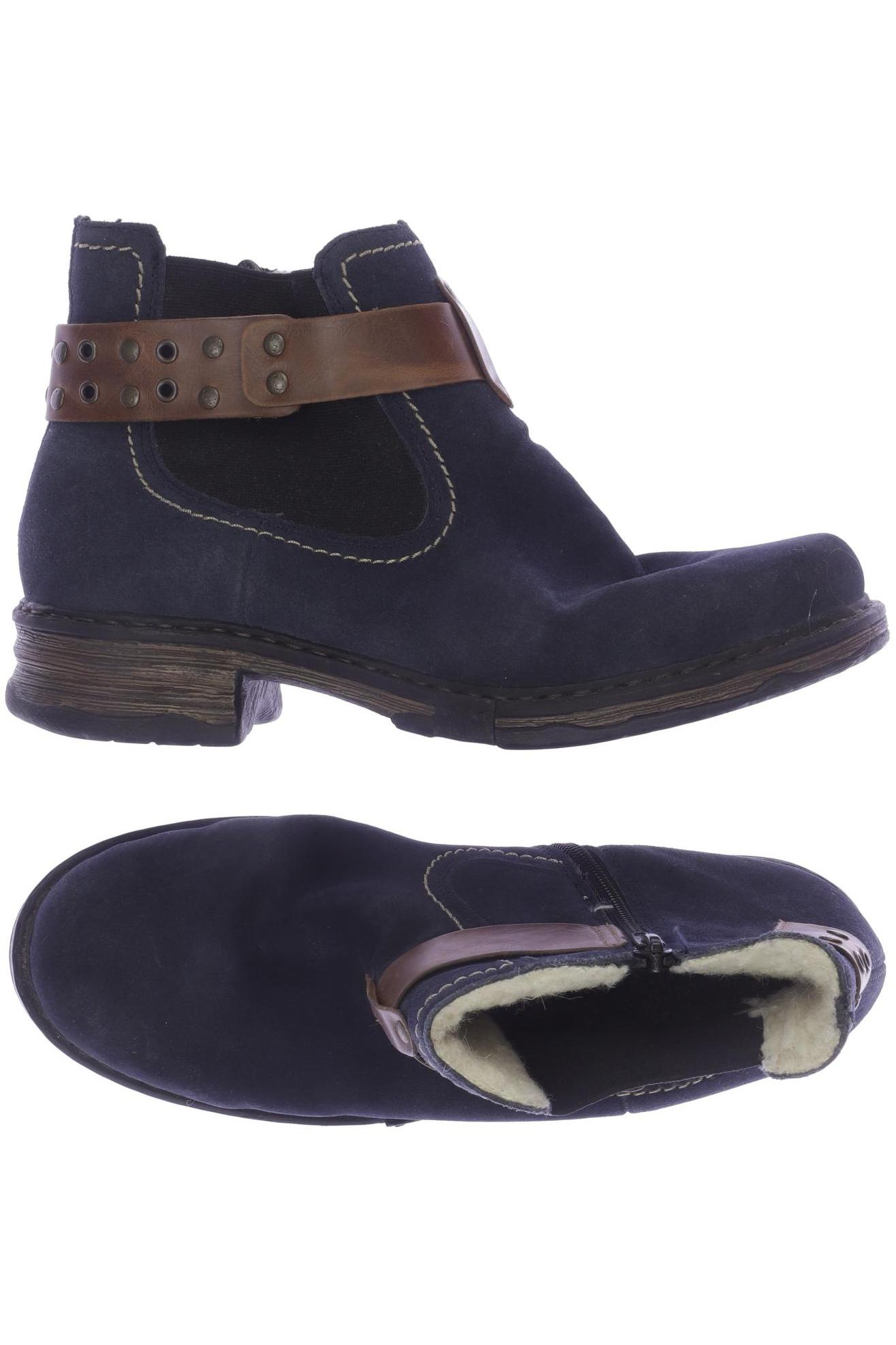 

Rieker Damen Stiefelette, marineblau, Gr. 40