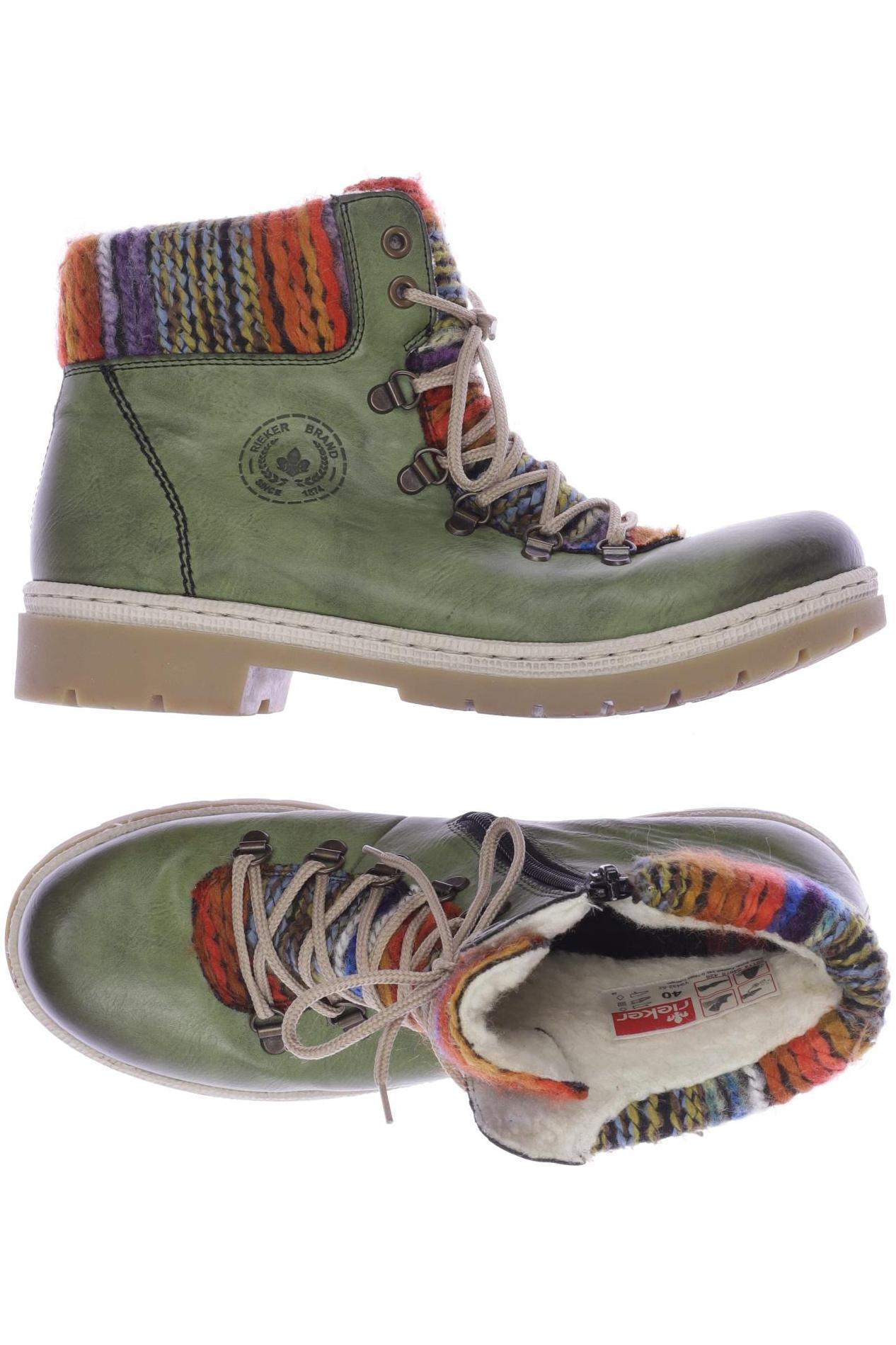 

Rieker Damen Stiefelette, grün, Gr. 40