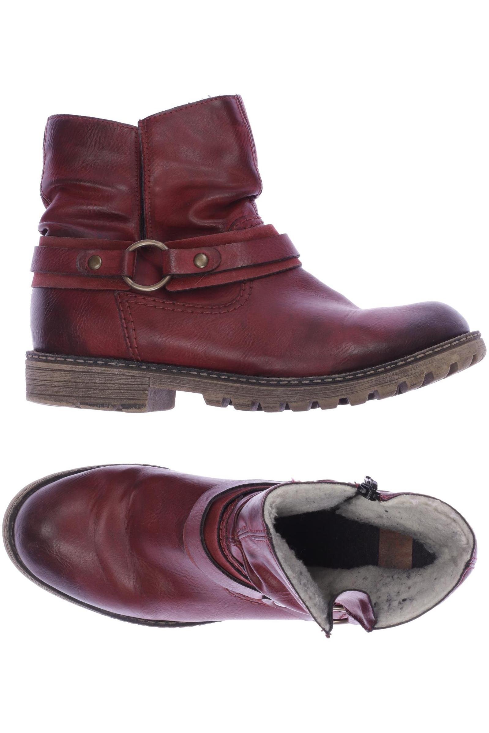 

Rieker Damen Stiefelette, bordeaux, Gr. 40