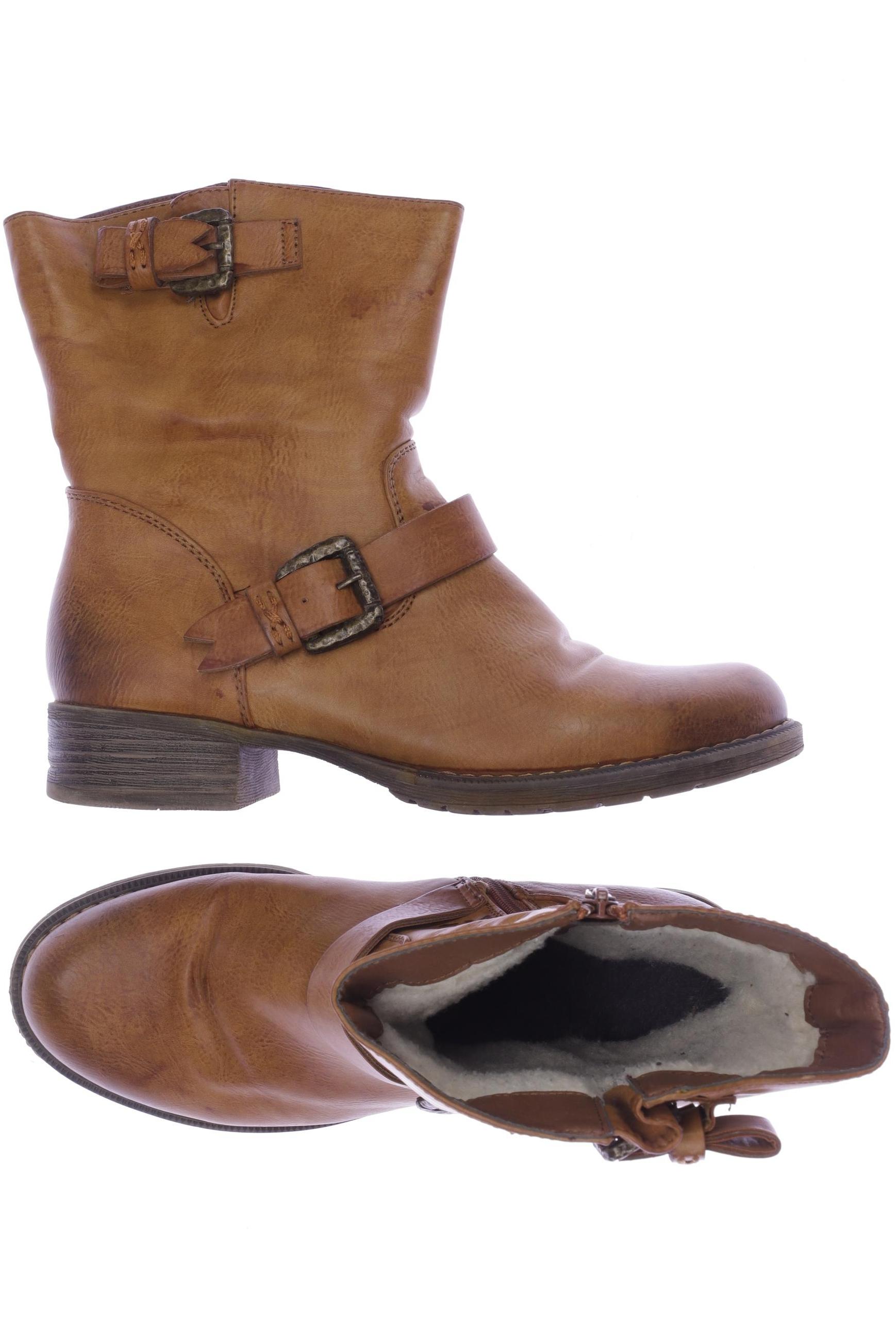 

Rieker Damen Stiefelette, orange, Gr. 40