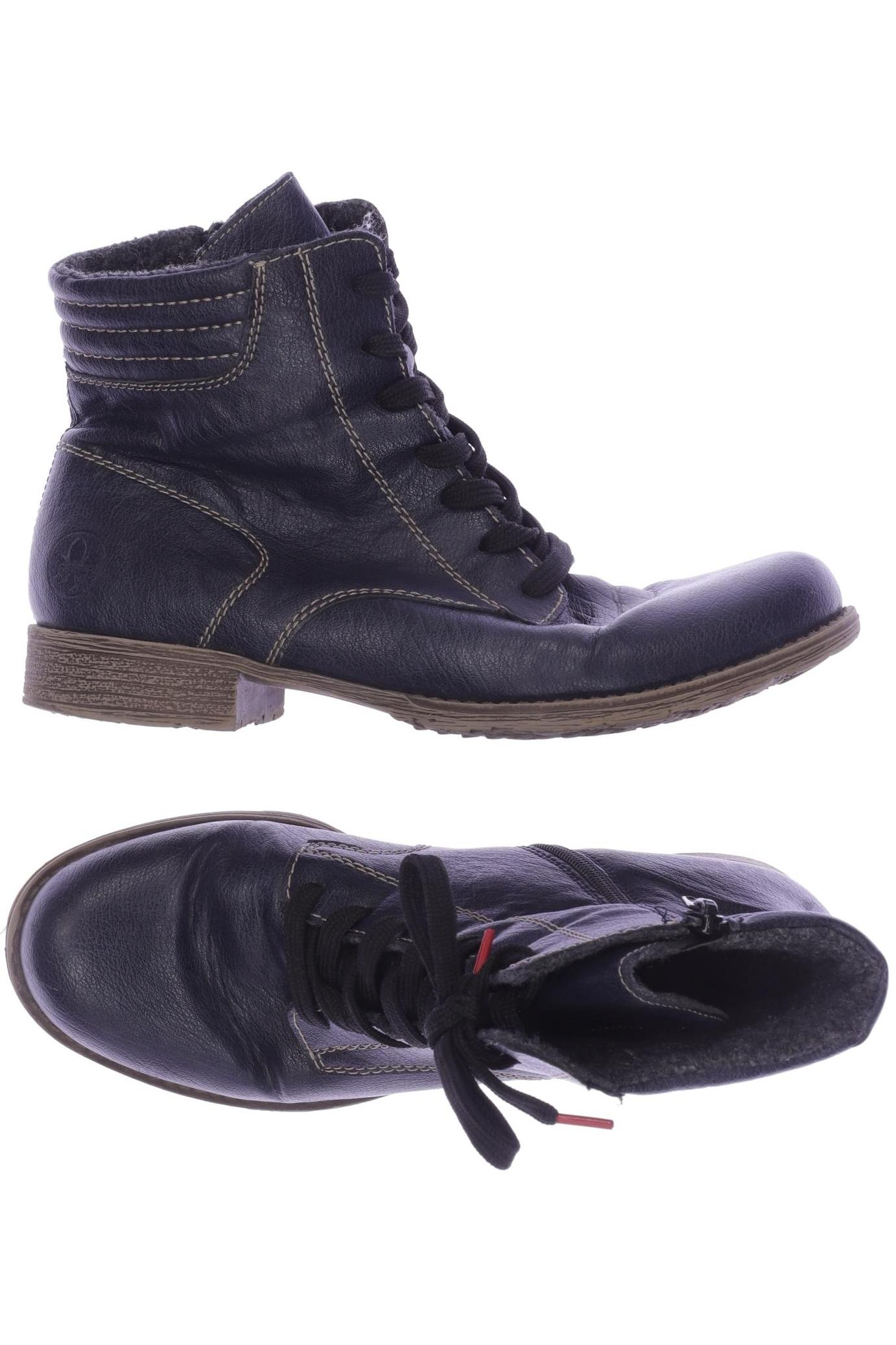 

Rieker Damen Stiefelette, marineblau, Gr. 40