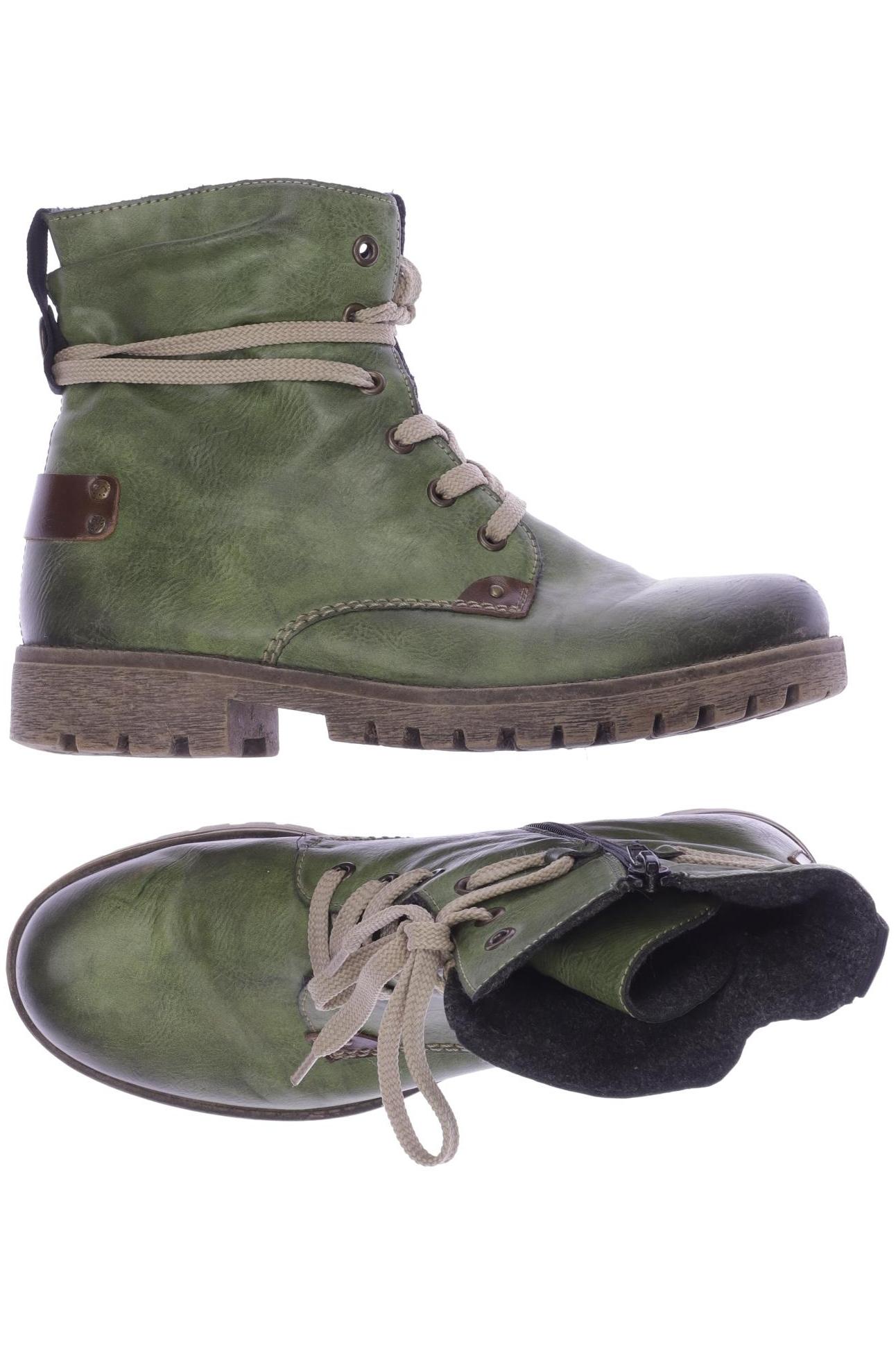 

Rieker Damen Stiefelette, grün, Gr. 39
