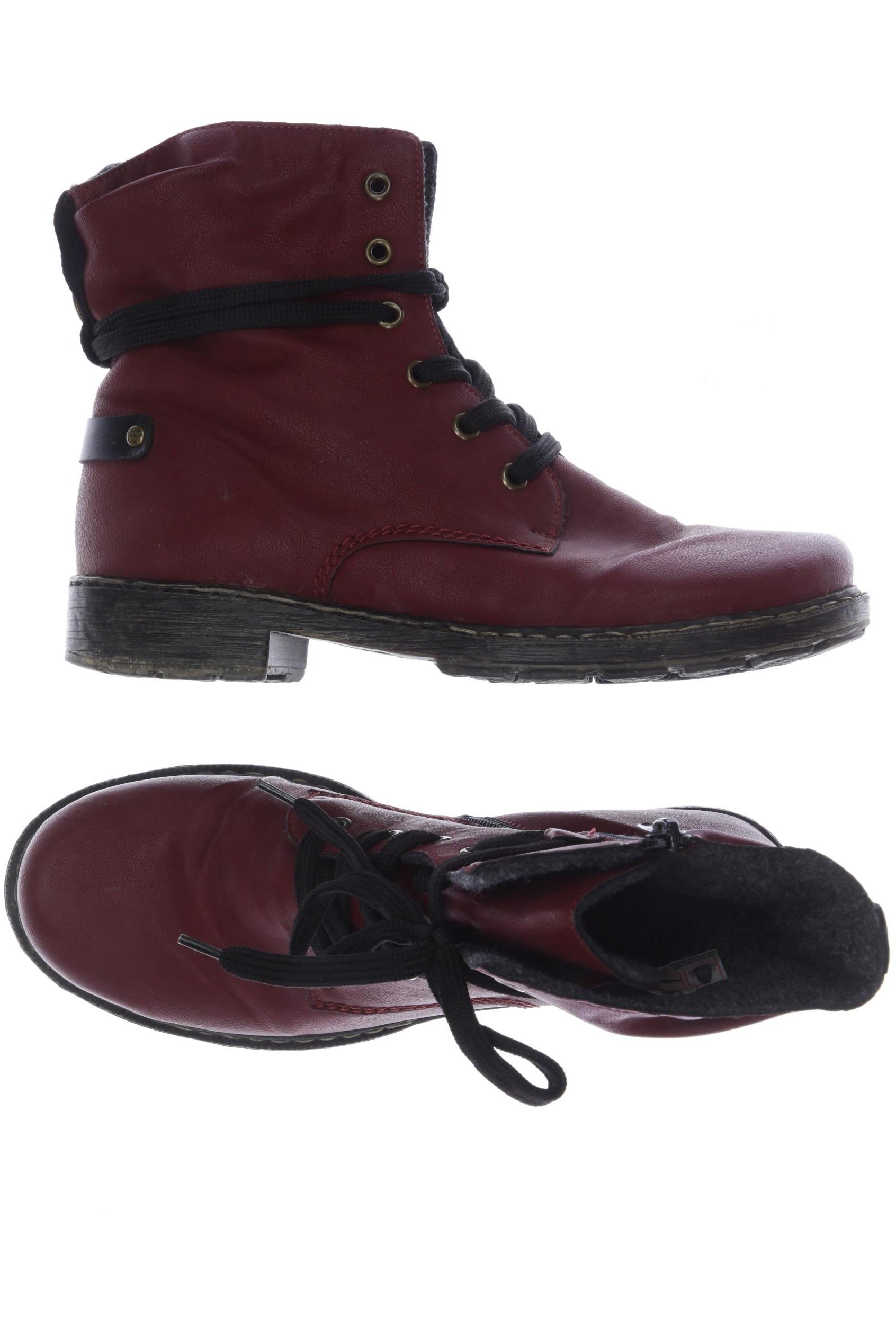 

Rieker Damen Stiefelette, bordeaux, Gr. 39