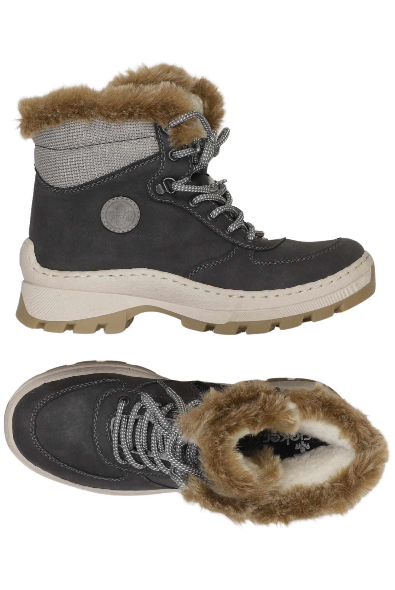 

Rieker Damen Stiefelette, grau, Gr. 40