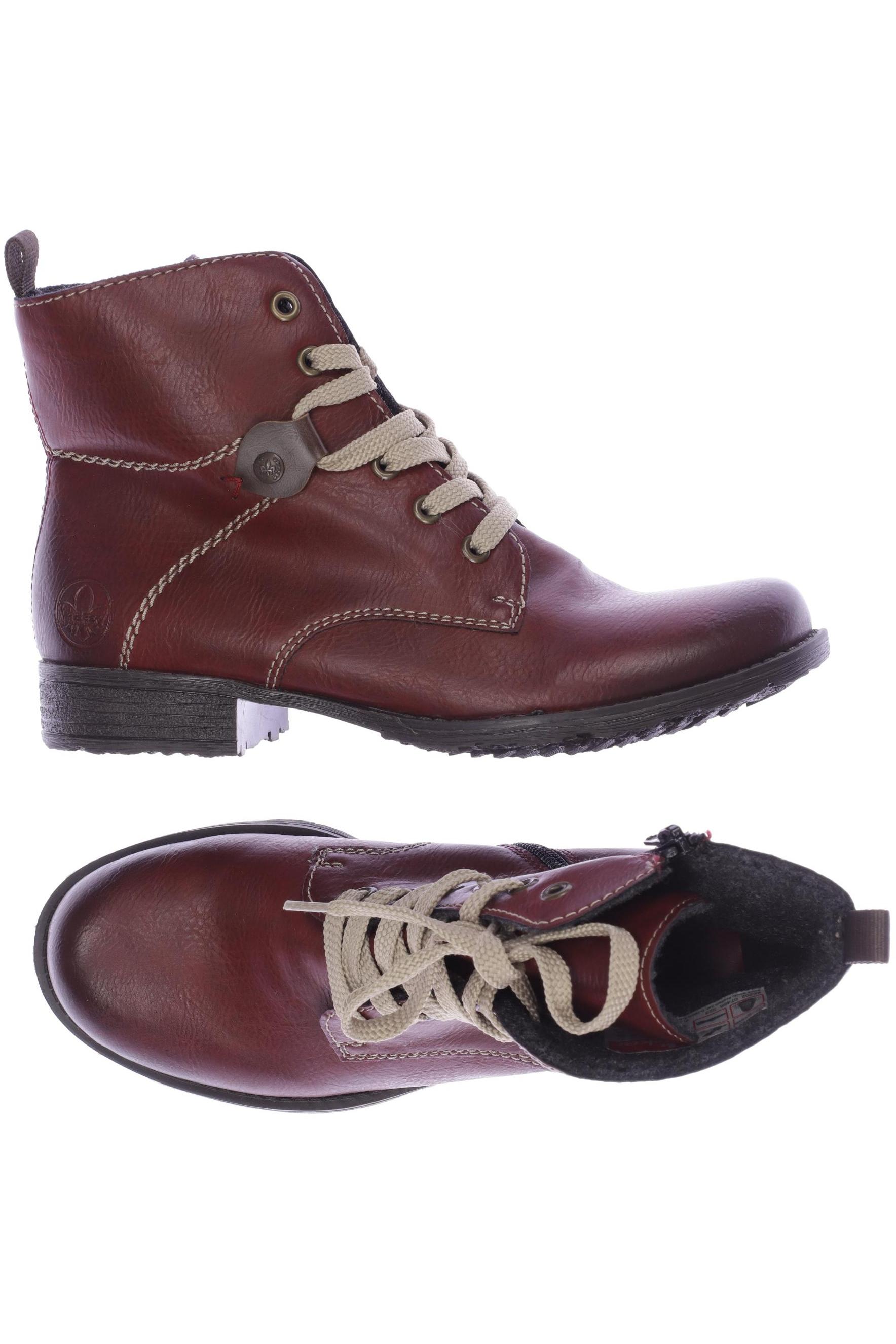 

Rieker Damen Stiefelette, rot, Gr. 38