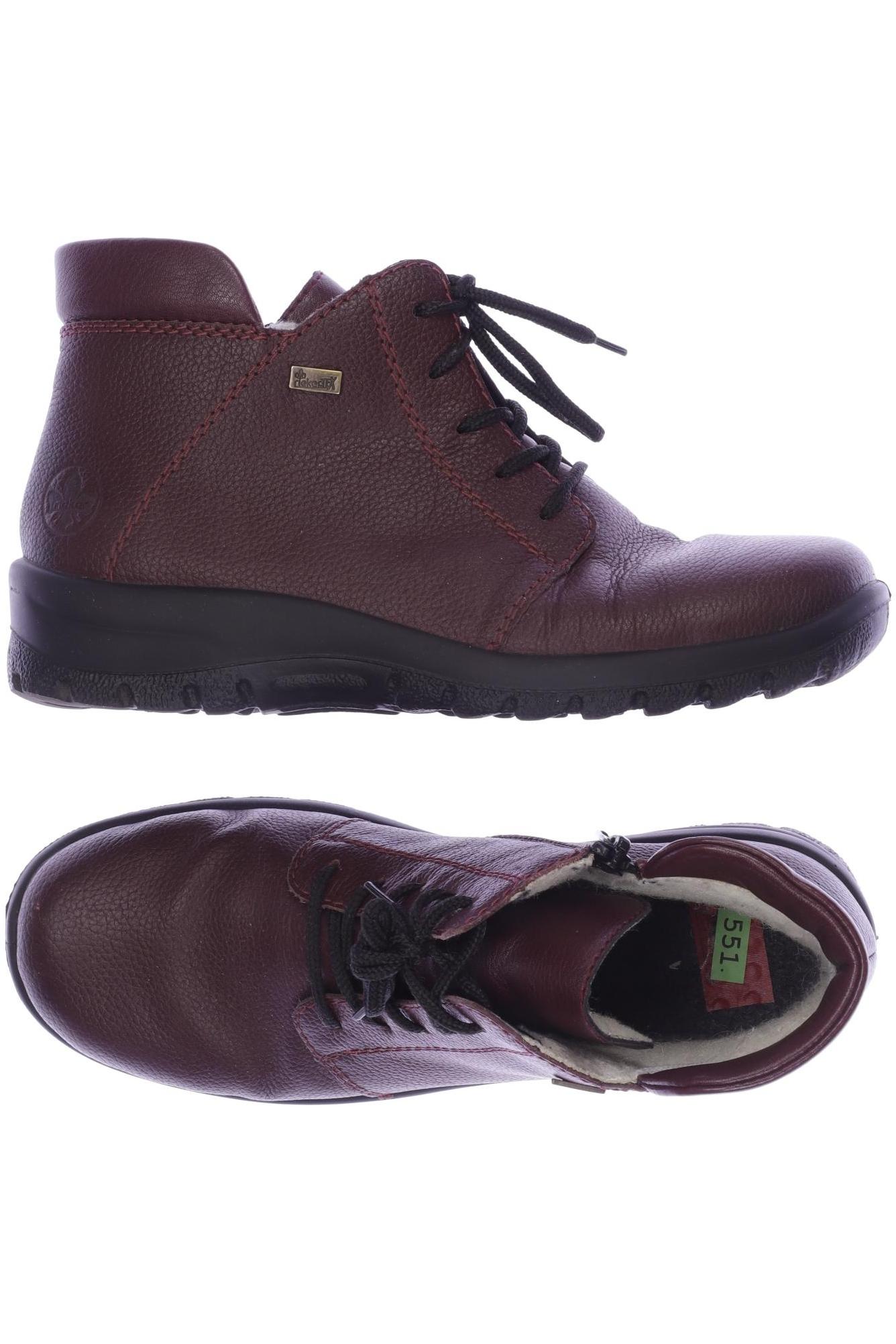 

Rieker Damen Stiefelette, bordeaux, Gr. 37