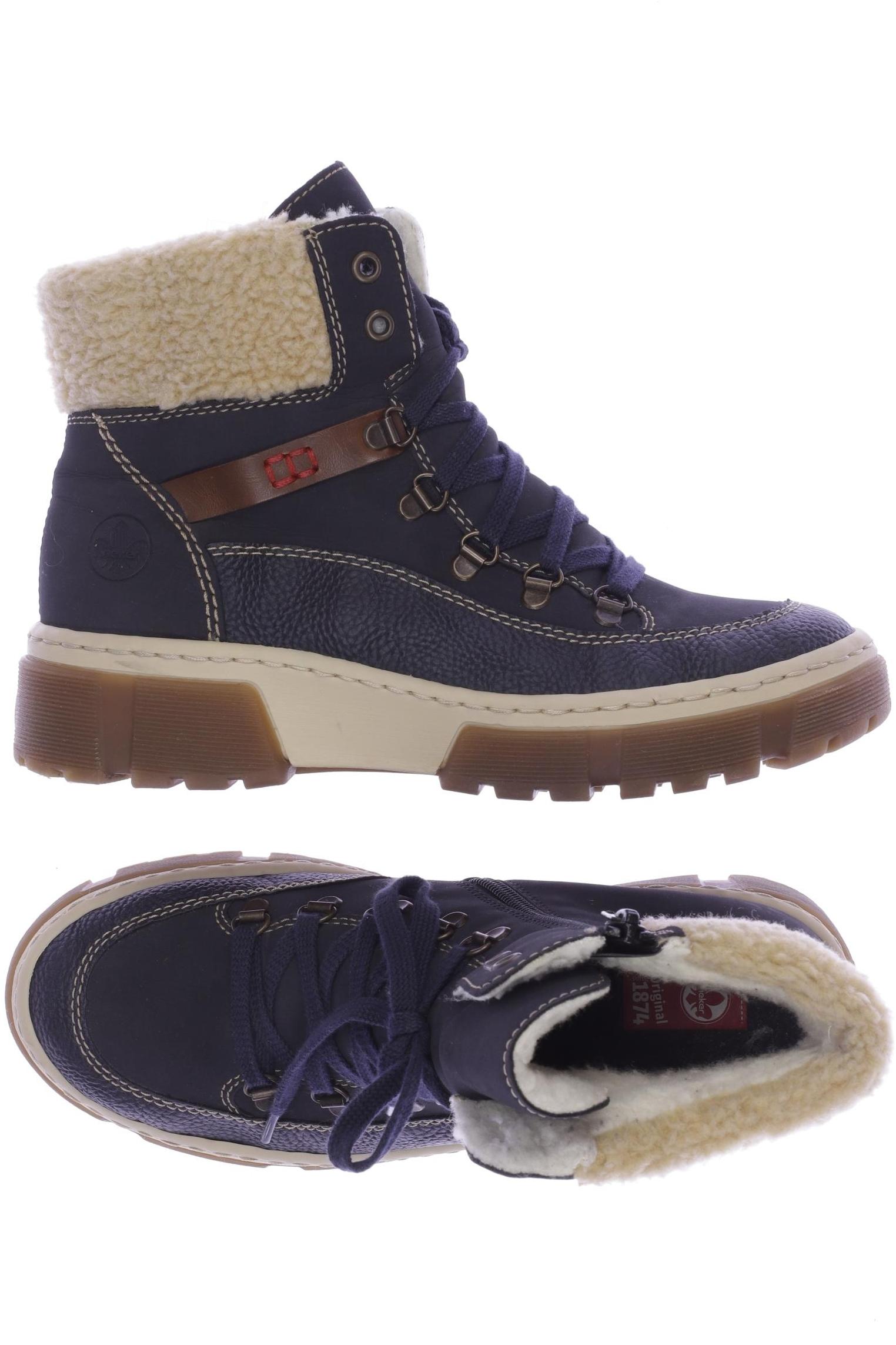 

Rieker Damen Stiefelette, marineblau, Gr. 39