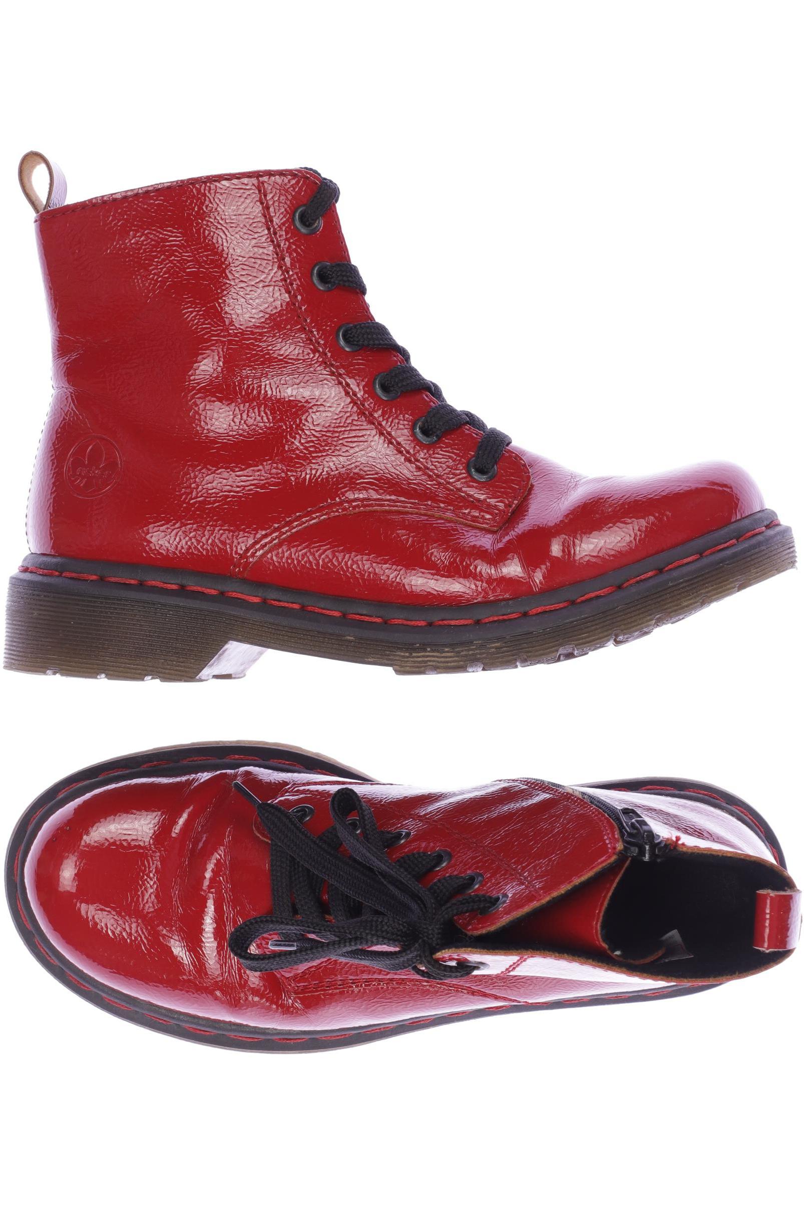 

Rieker Damen Stiefelette, rot, Gr. 38