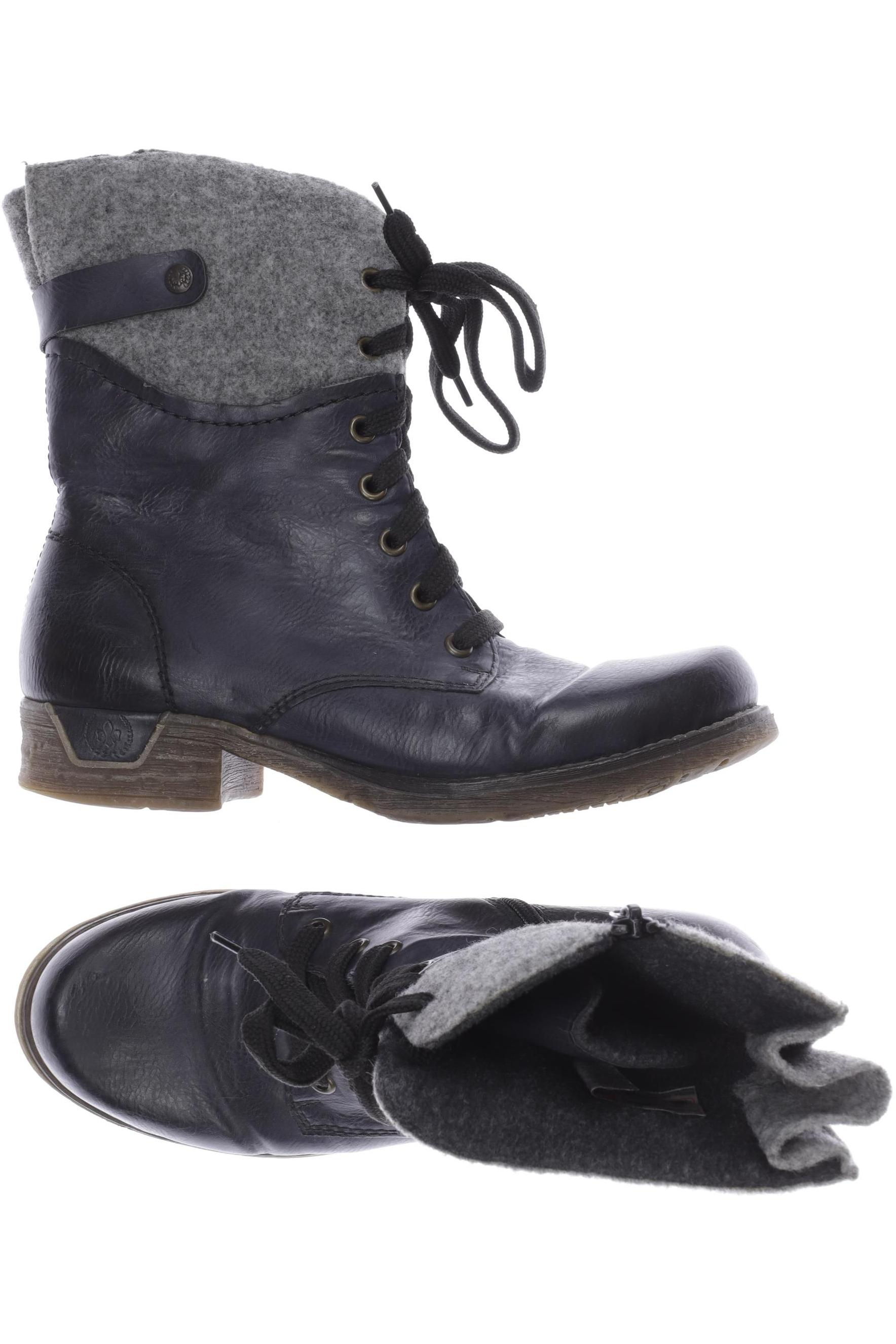 

Rieker Damen Stiefelette, marineblau, Gr. 38