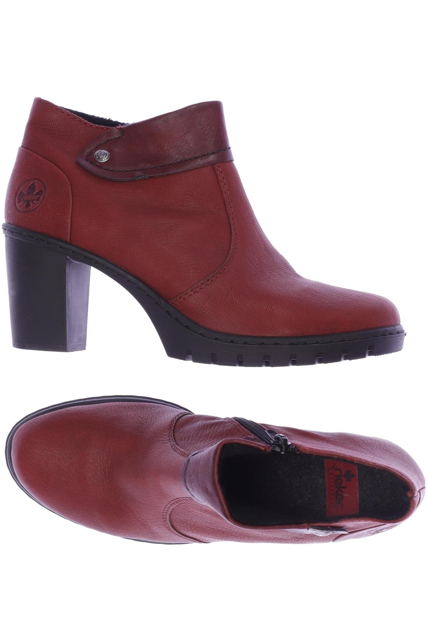 

Rieker Damen Stiefelette, rot, Gr. 40