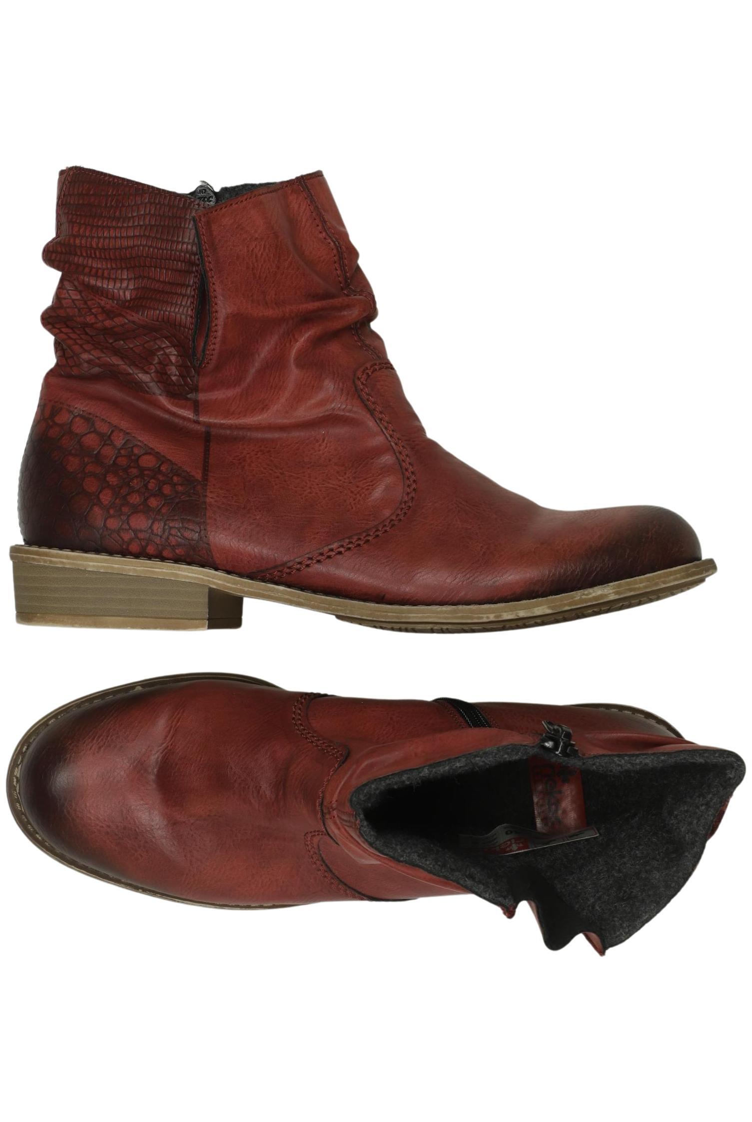 

Rieker Damen Stiefelette, rot, Gr. 40