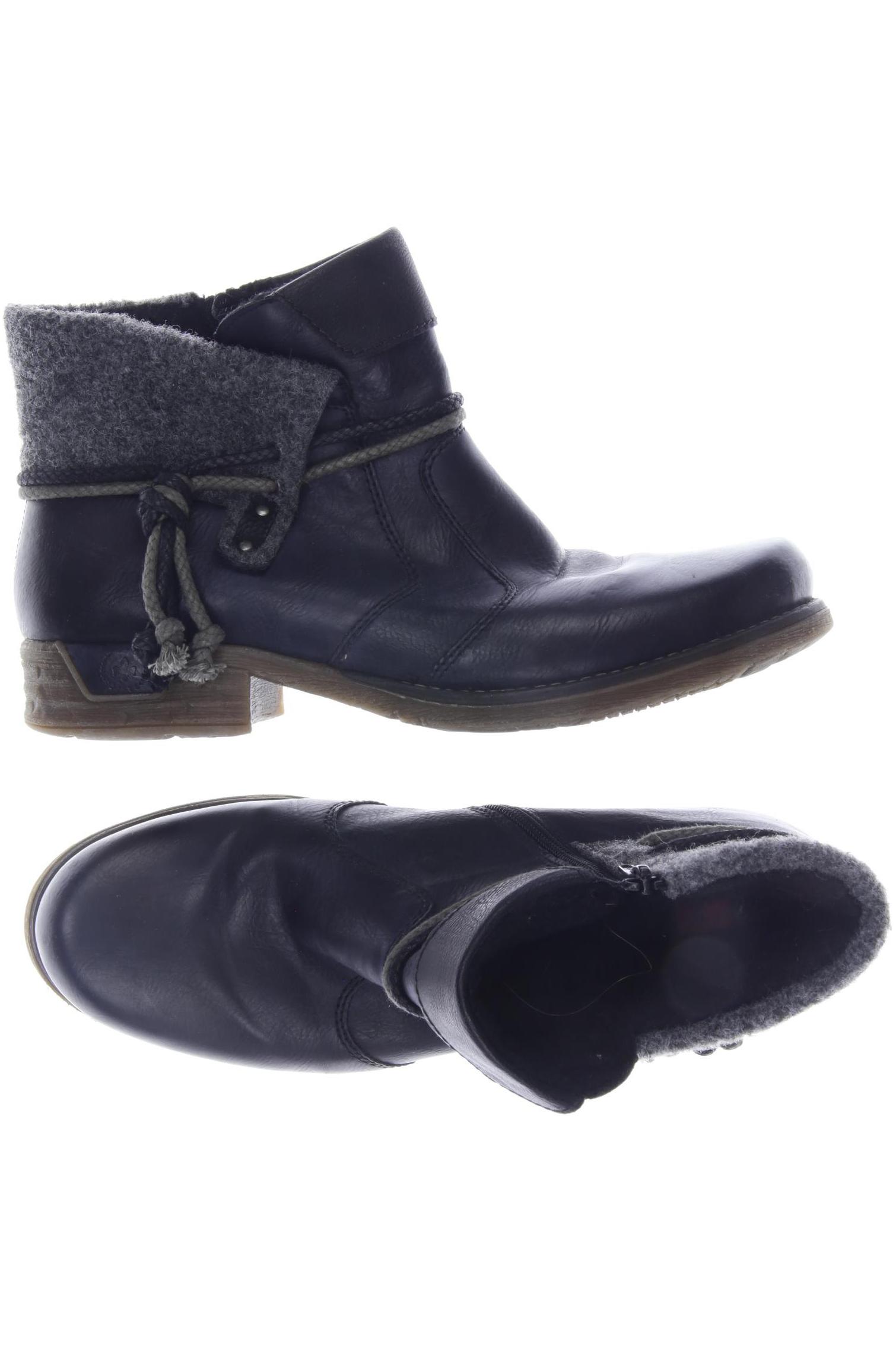 

Rieker Damen Stiefelette, marineblau, Gr. 43