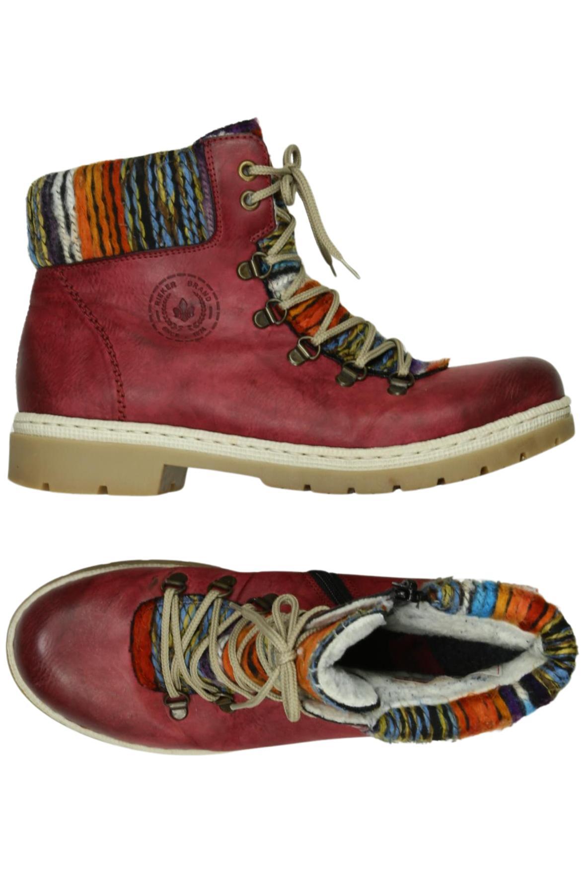 

Rieker Damen Stiefelette, bordeaux, Gr. 40