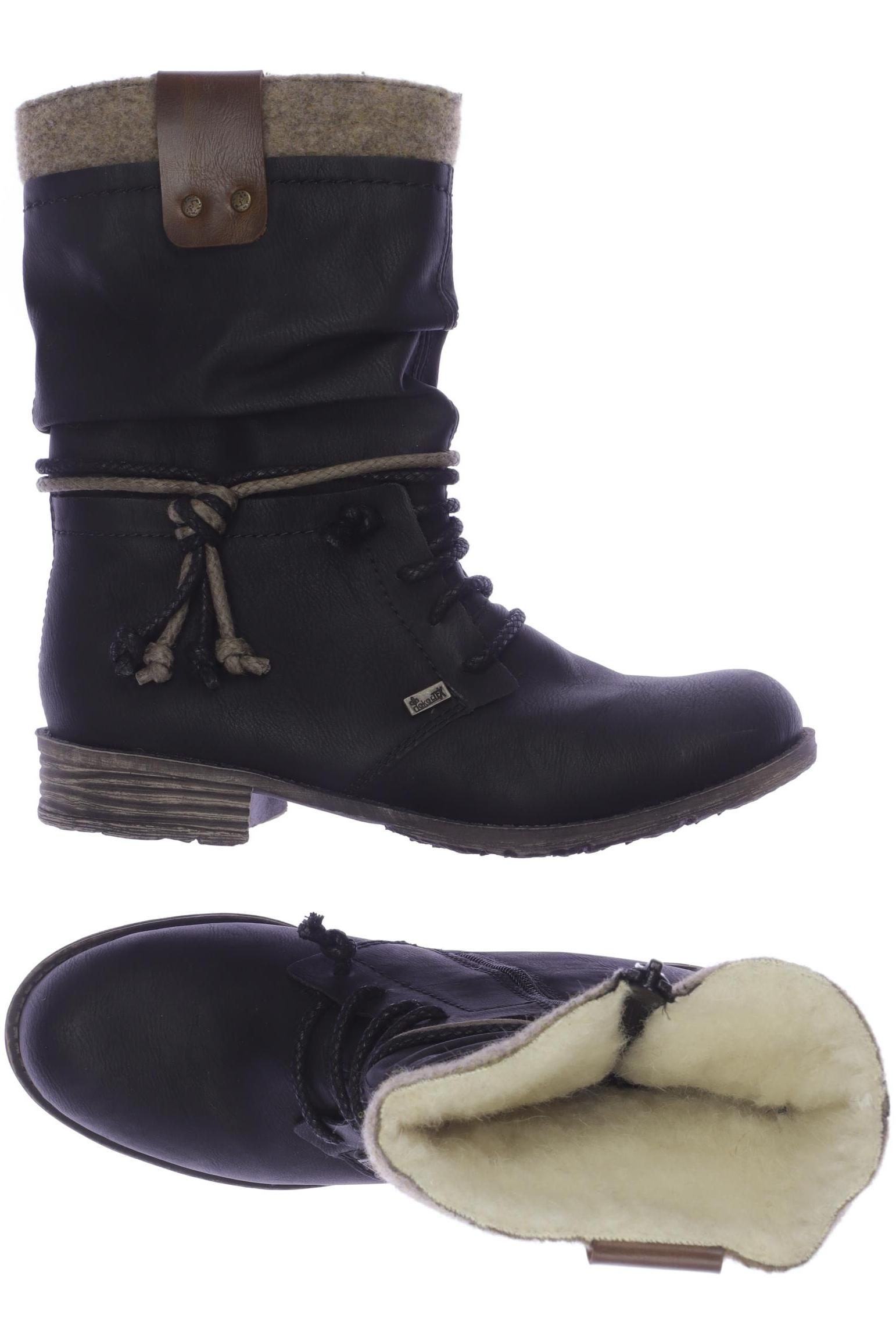 

Rieker Damen Stiefelette, schwarz, Gr. 38