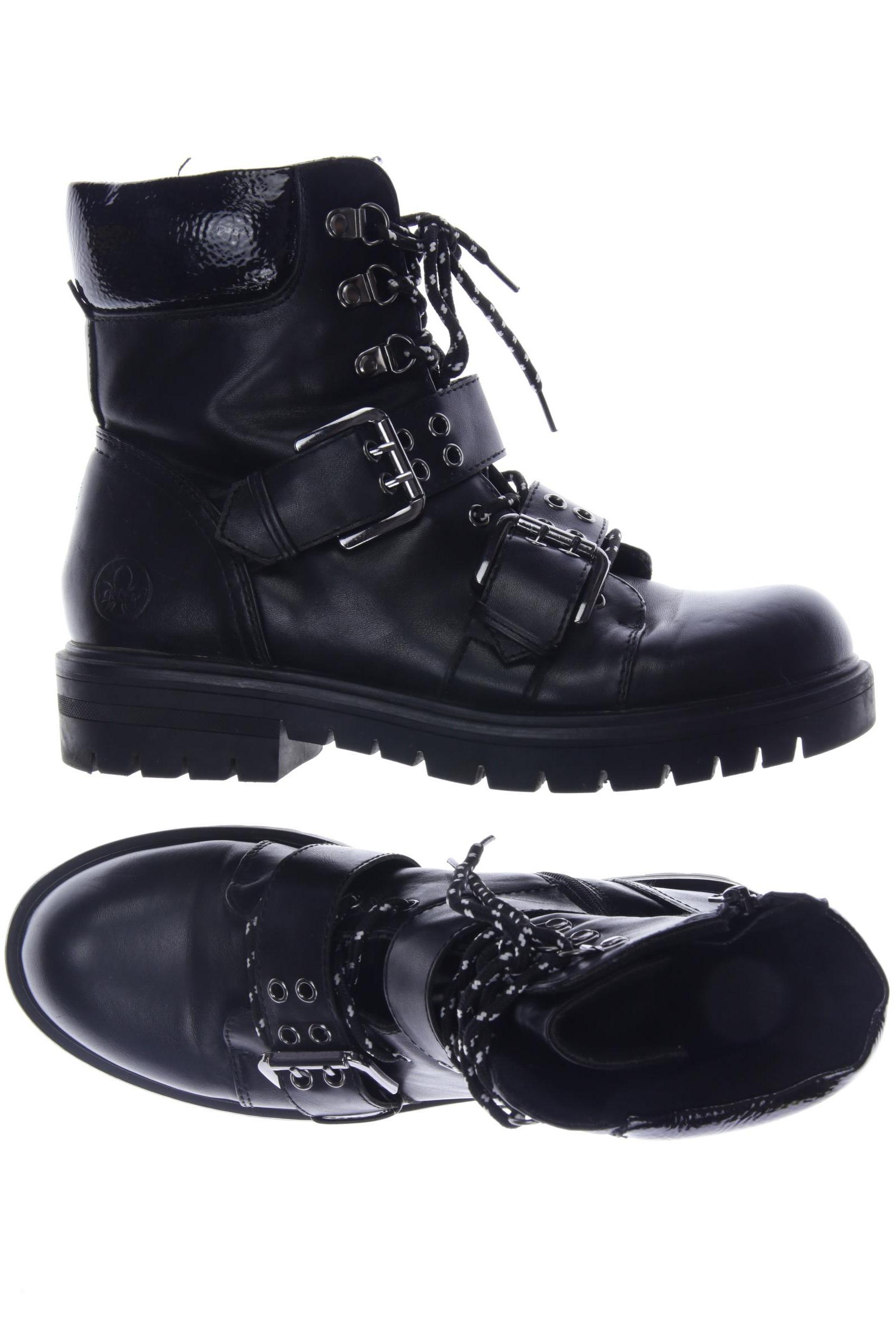 

Rieker Damen Stiefelette, schwarz, Gr. 40
