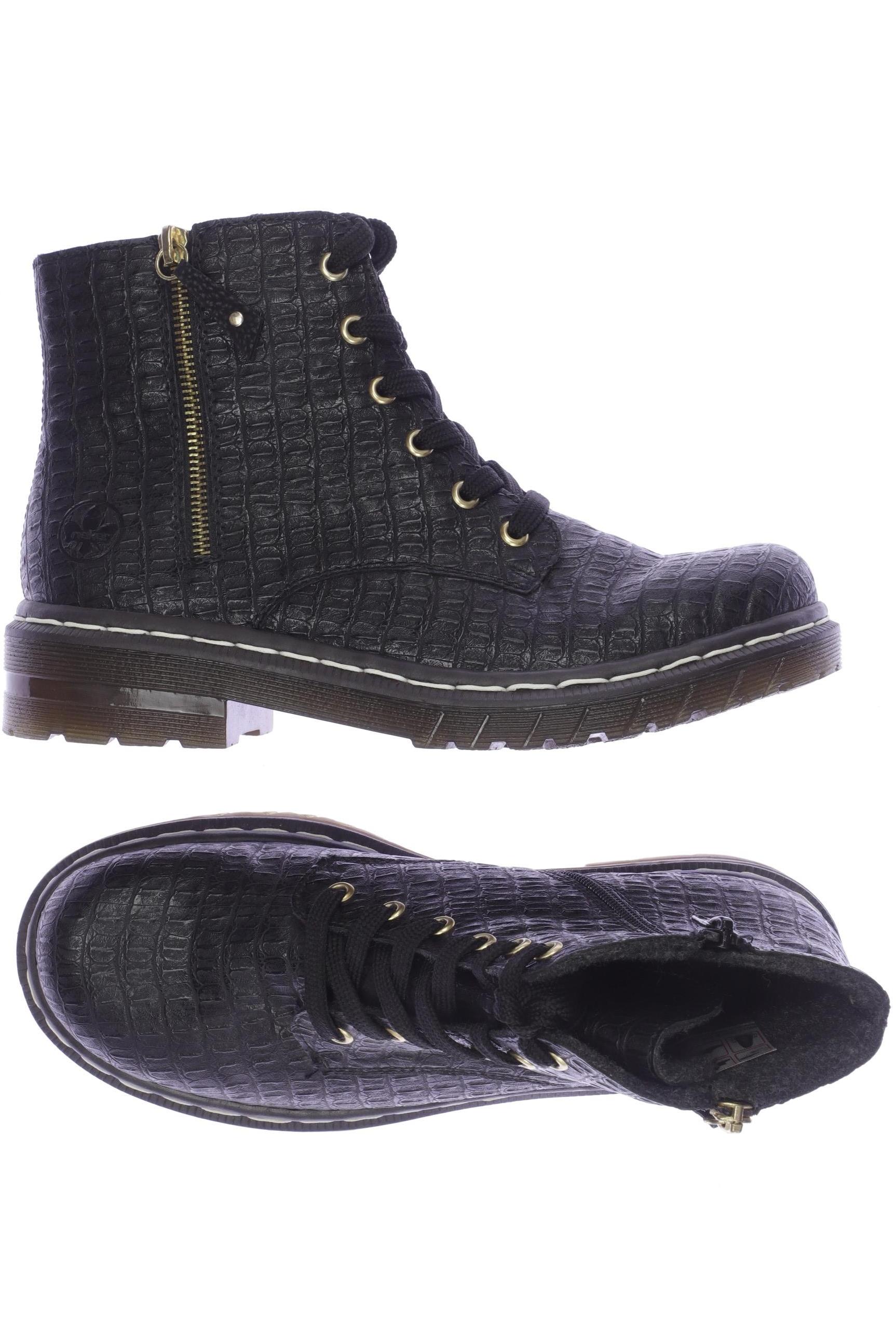 

Rieker Damen Stiefelette, schwarz, Gr. 40