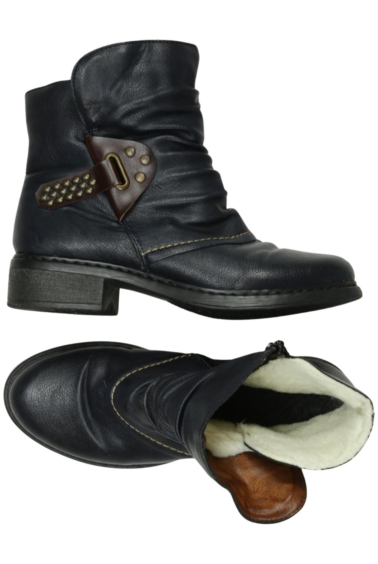 

Rieker Damen Stiefelette, marineblau, Gr. 37