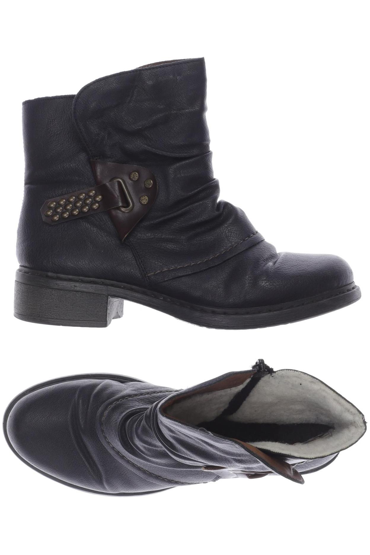 

Rieker Damen Stiefelette, marineblau, Gr. 38