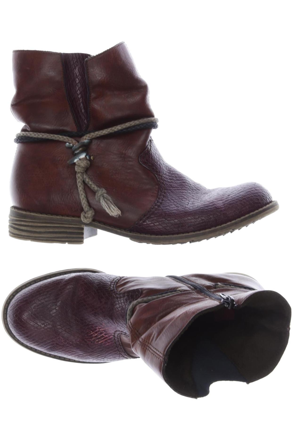 

Rieker Damen Stiefelette, rot, Gr. 37