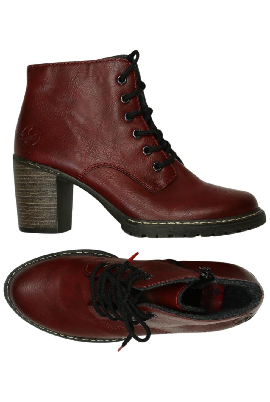 

Rieker Damen Stiefelette, rot, Gr. 38