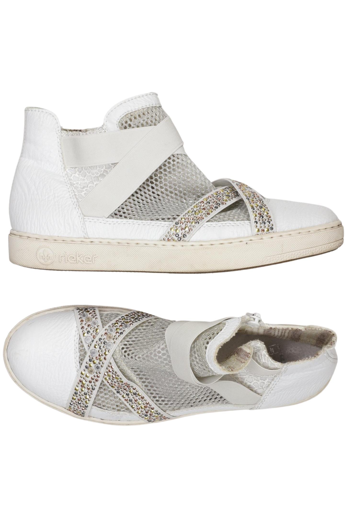 

Rieker Damen Stiefelette, weiß, Gr. 40