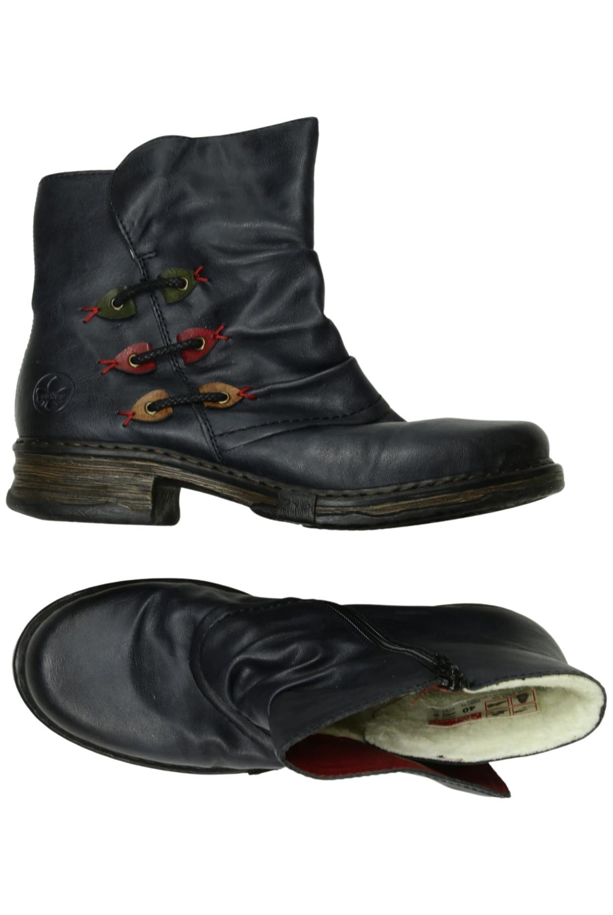 

Rieker Damen Stiefelette, marineblau, Gr. 40