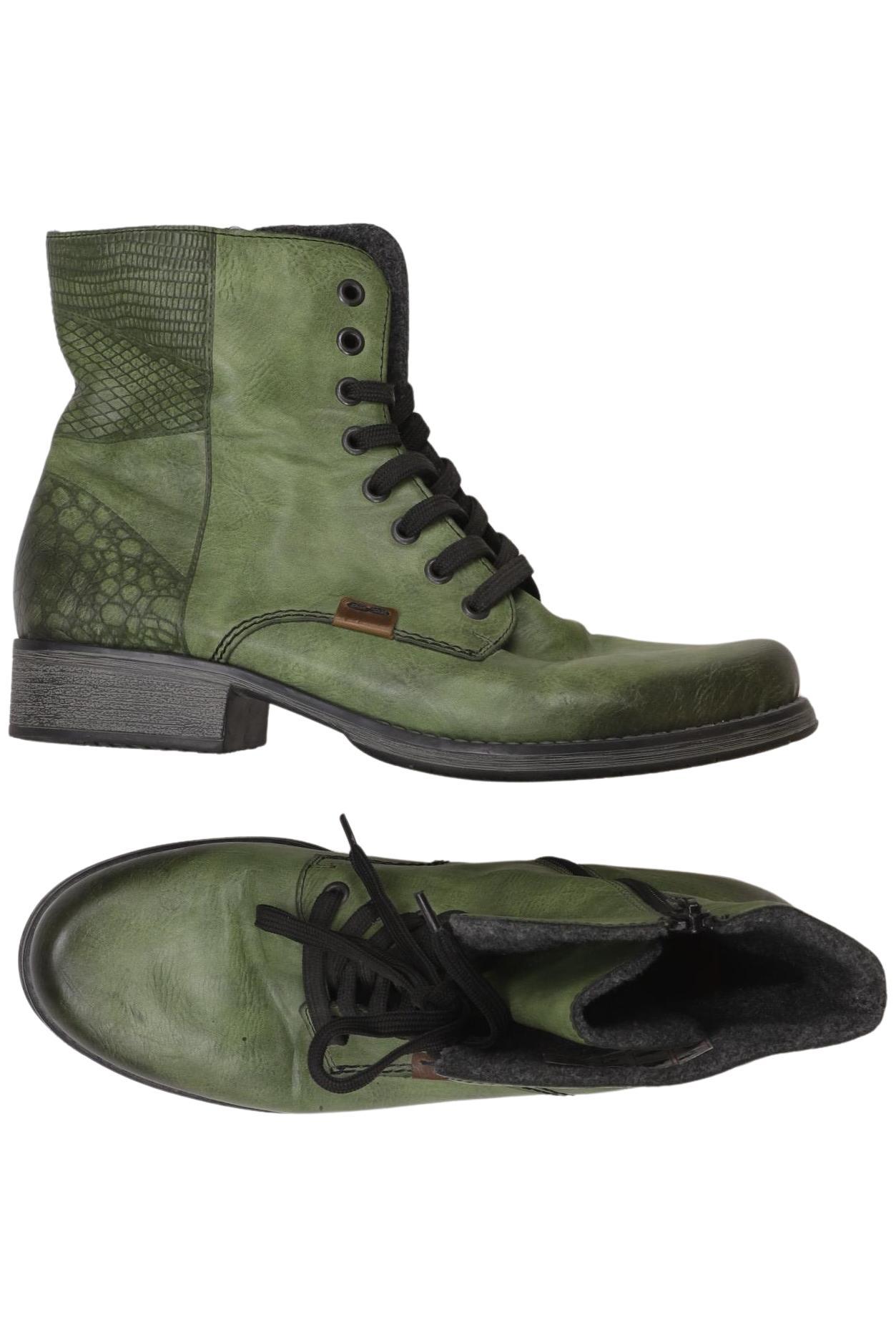 

Rieker Damen Stiefelette, grün, Gr. 41