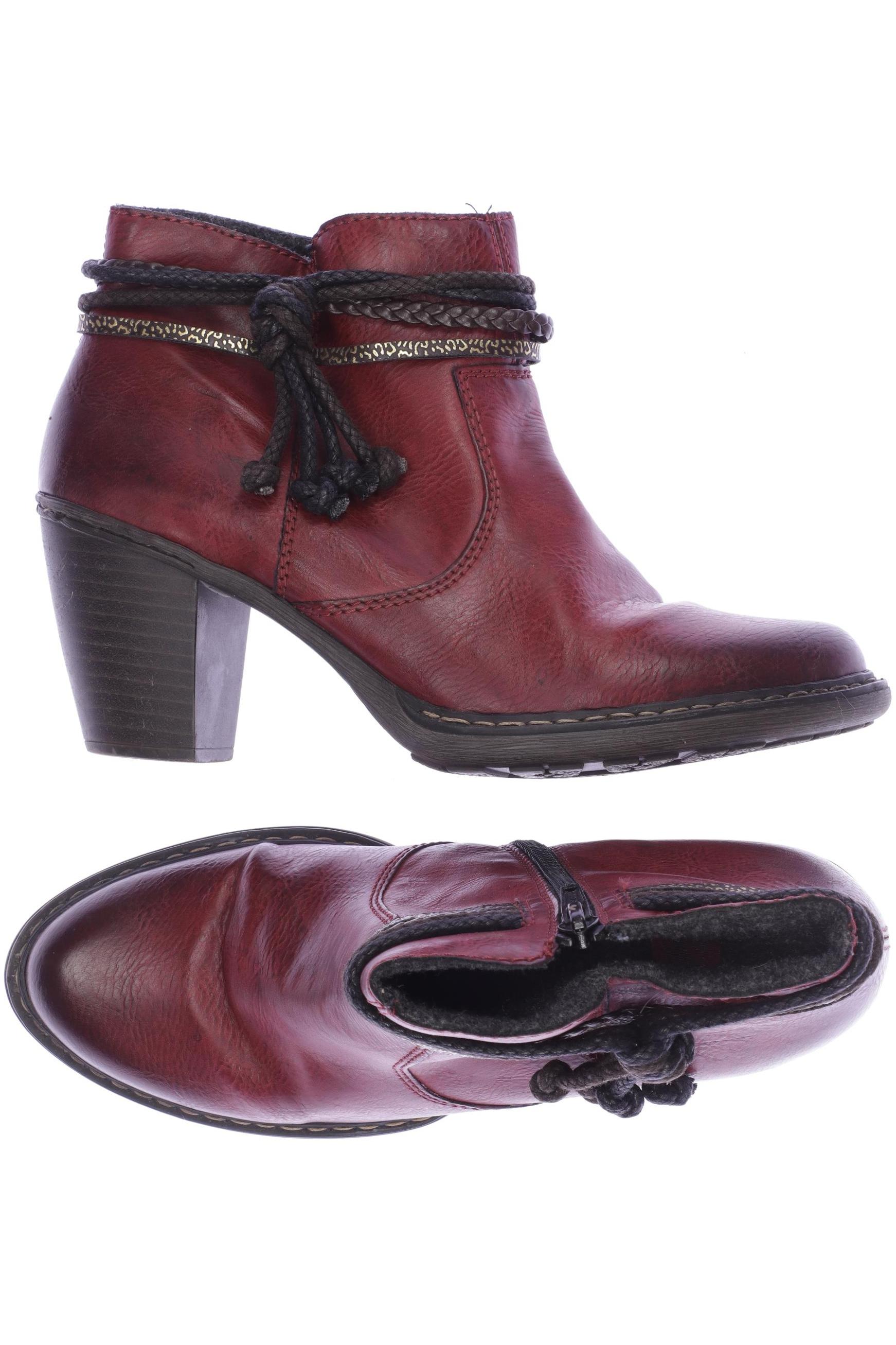

Rieker Damen Stiefelette, rot, Gr. 40