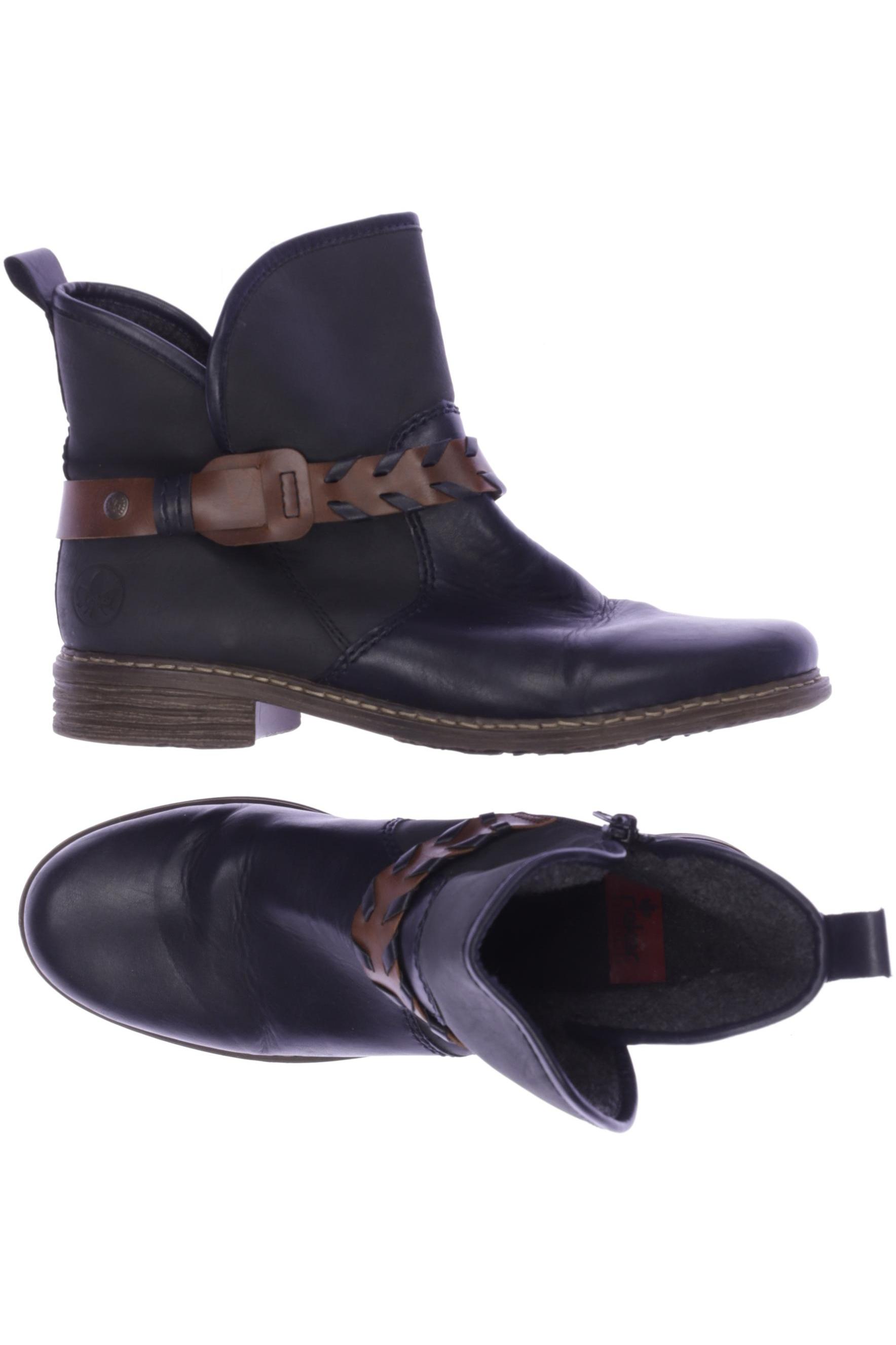 

Rieker Damen Stiefelette, marineblau, Gr. 40