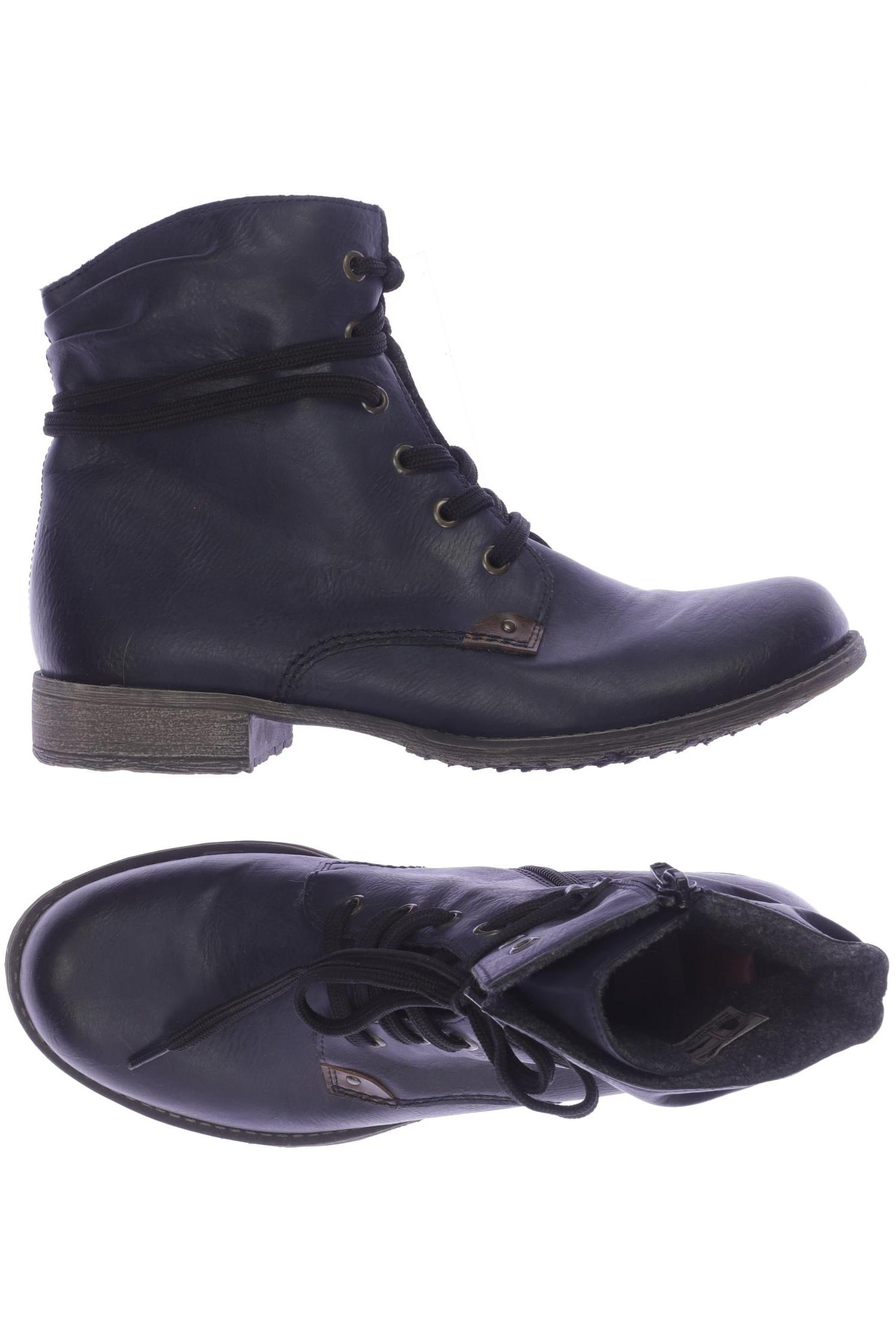 

Rieker Damen Stiefelette, marineblau, Gr. 40