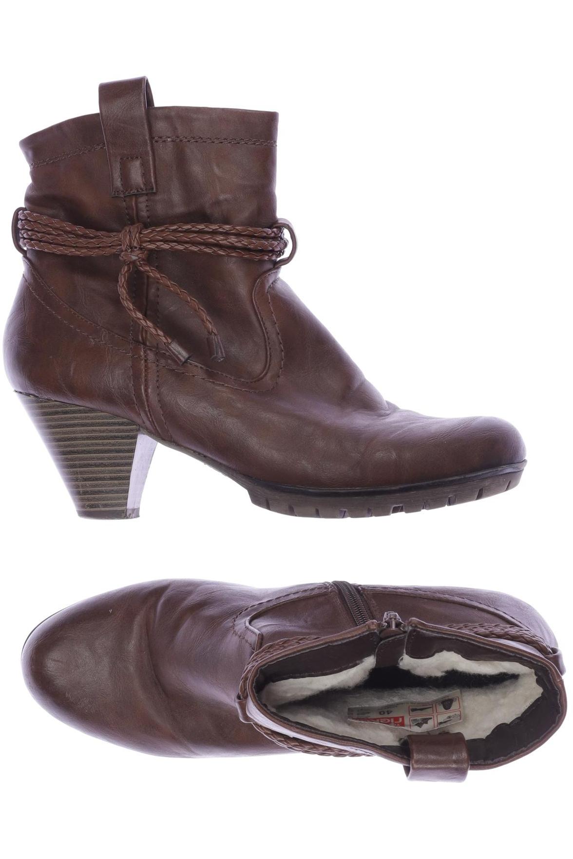

Rieker Damen Stiefelette, braun, Gr. 40