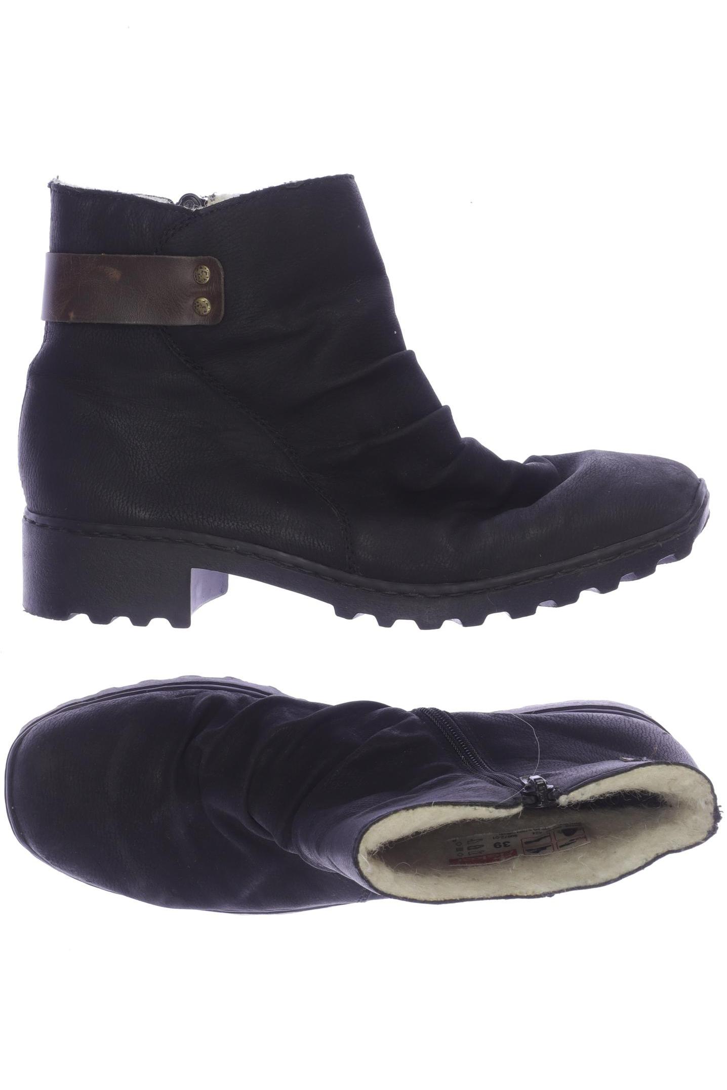 

Rieker Damen Stiefelette, schwarz, Gr. 39
