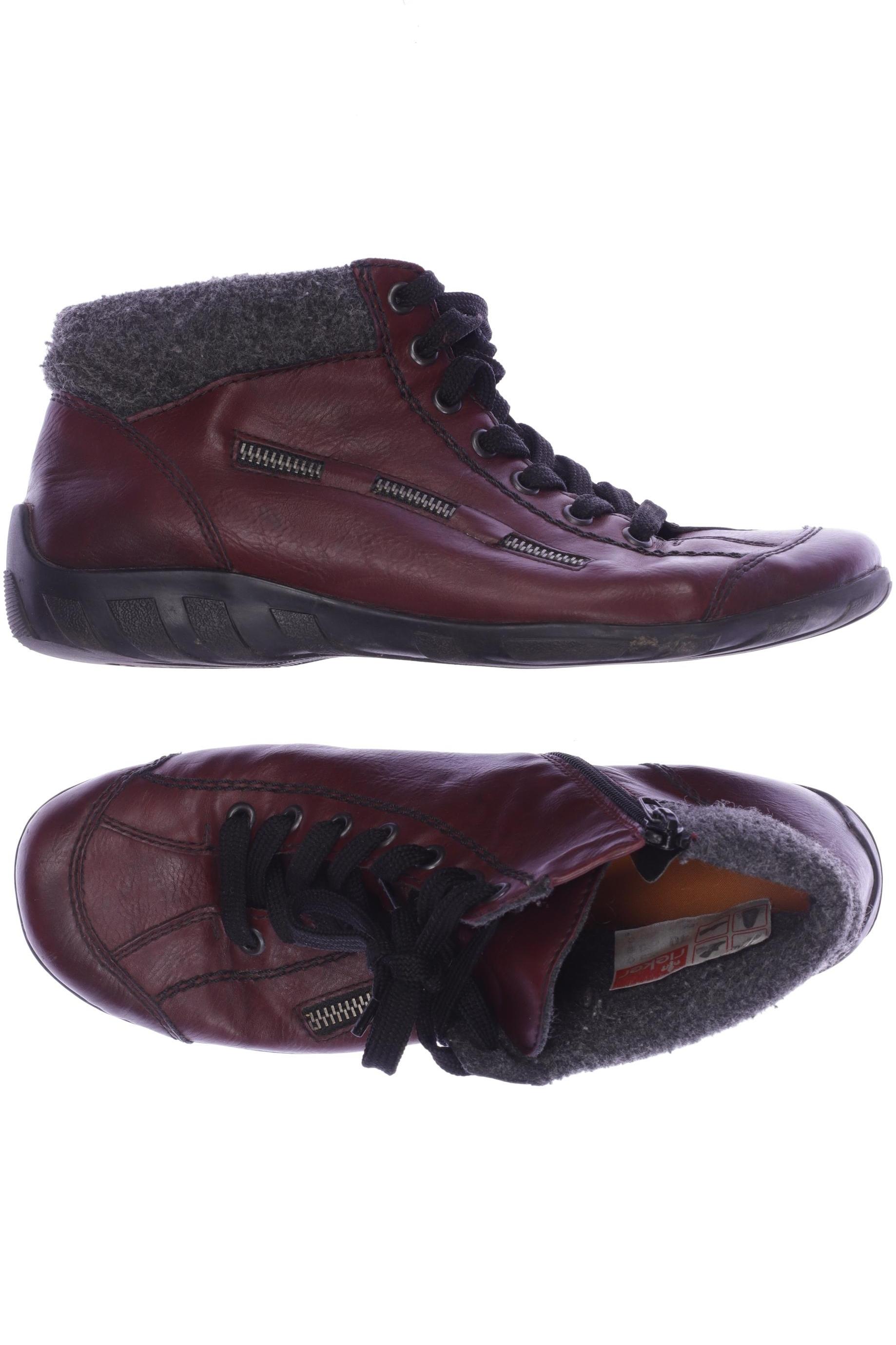 

Rieker Damen Stiefelette, bordeaux, Gr. 40